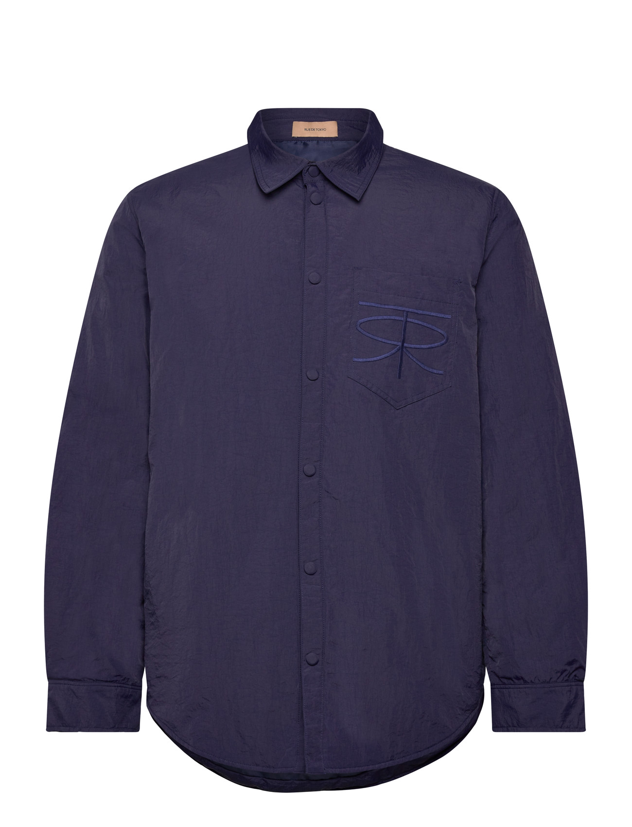 RUE DE TOKYO Sergio Crinkled Nylon Navy - XL - Herren