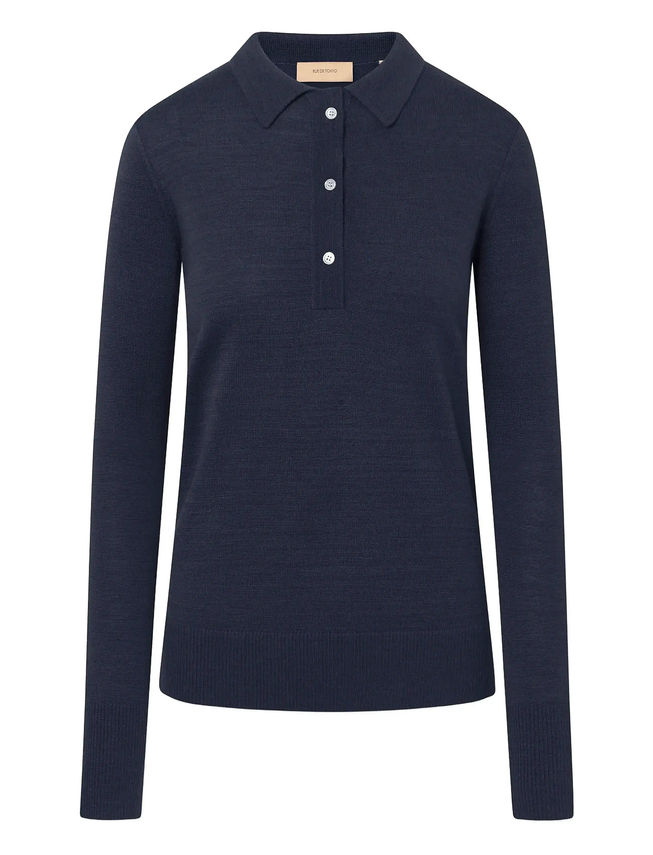 RUE DE TOKYO Kura Organic Merino Wolle Navy - M - Damen