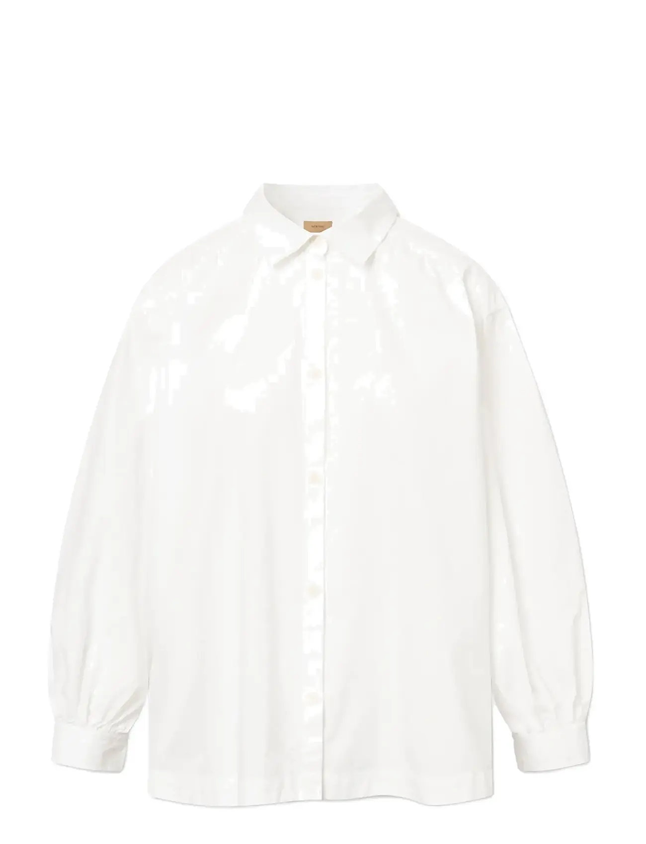 RUE DE TOKYO Sloan Organic Garment Dyed Poplin Weiß - L - Damen