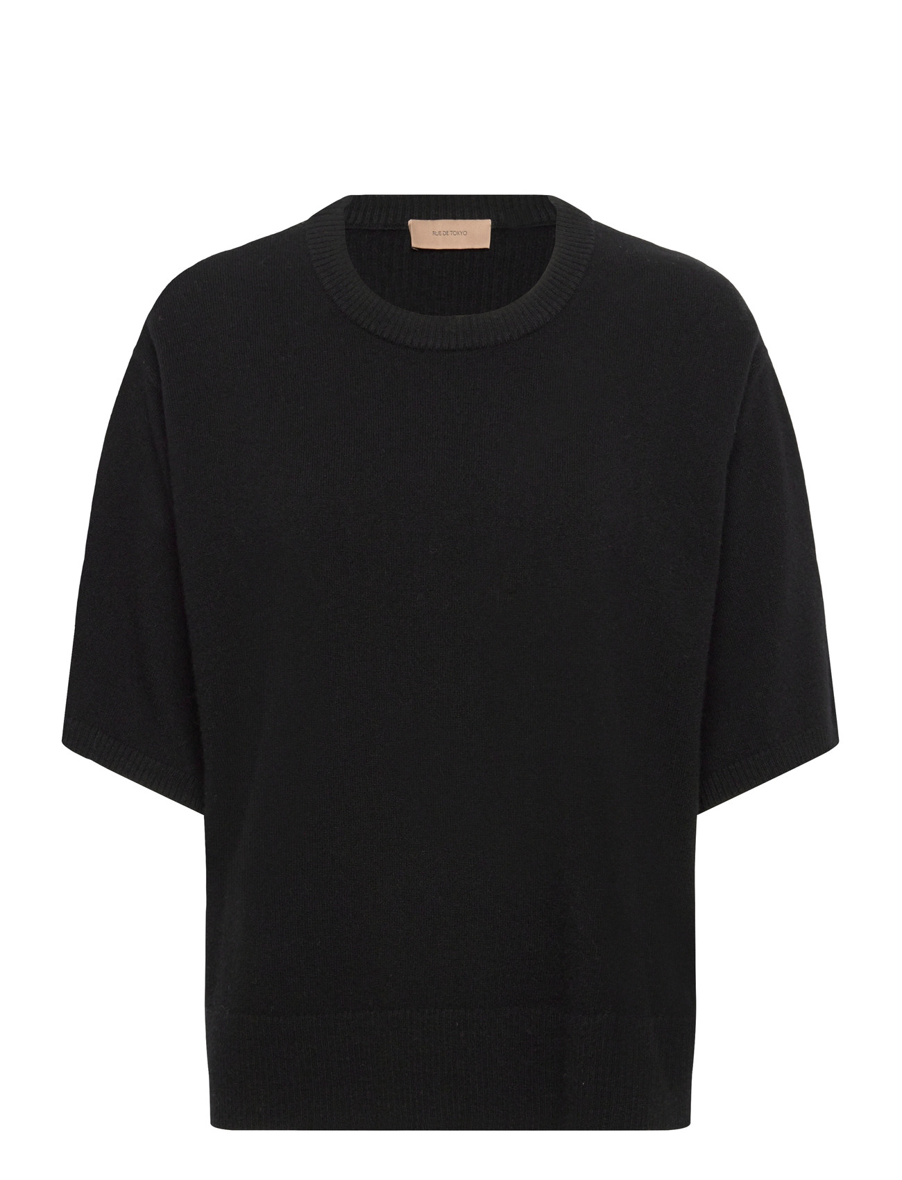 Rue de Tokyo Kara Merino, XS, Black, T-Shirts & Toppe > Kortærmede, Dame