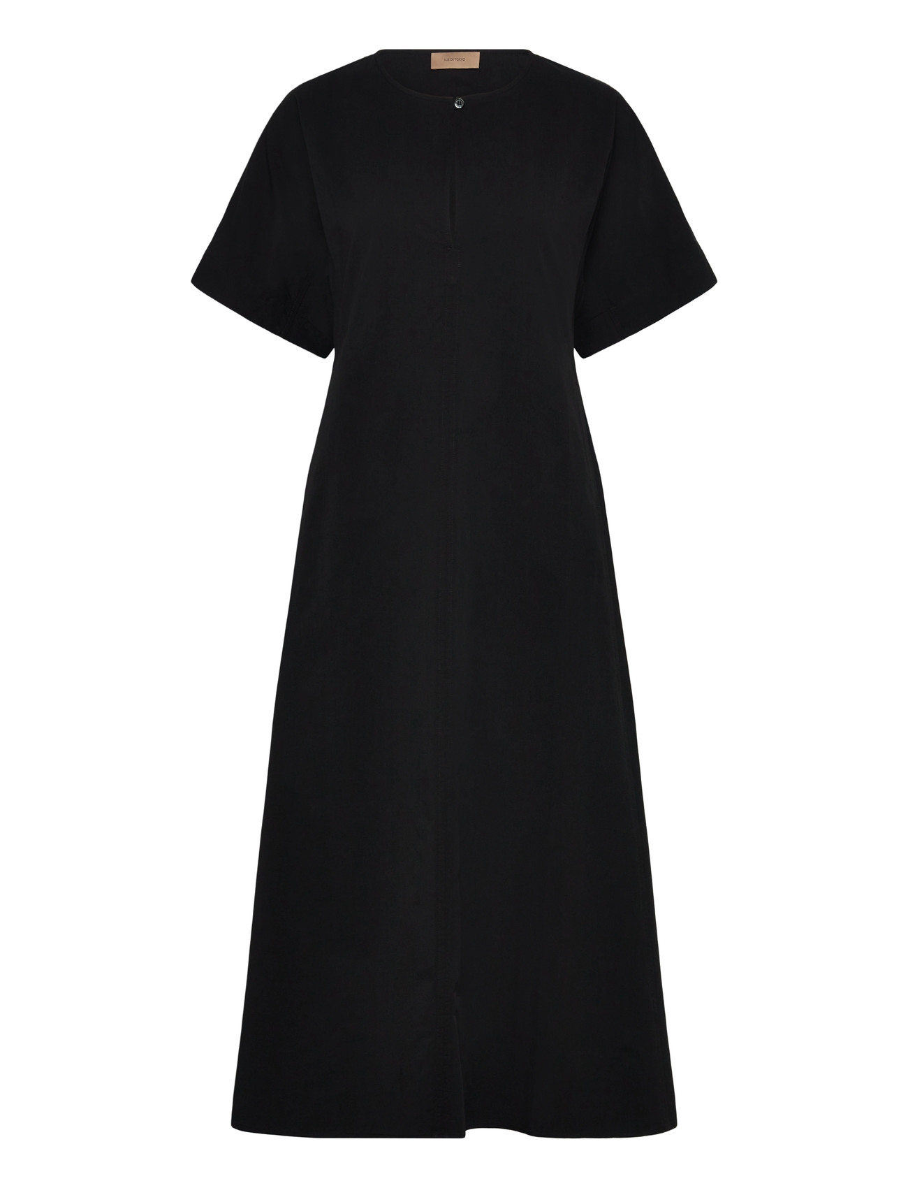 Rue de Tokyo Dafne Modal Poplin, L, Black, Designere > Knælange Og Midi, Dame