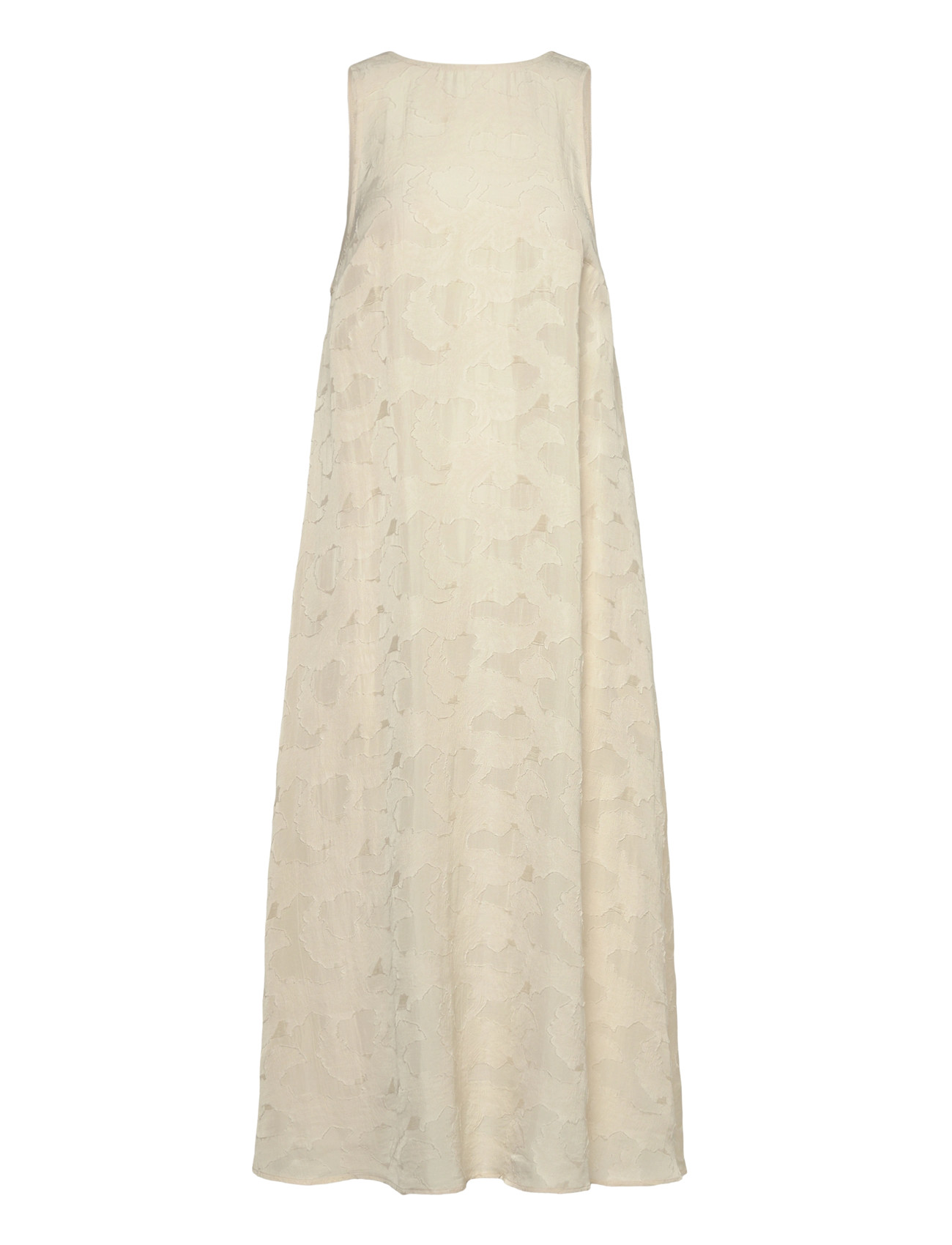Rue de Tokyo Deomira Viscose Linen, L, Cream, Designere > Knælange Og Midi, Dame