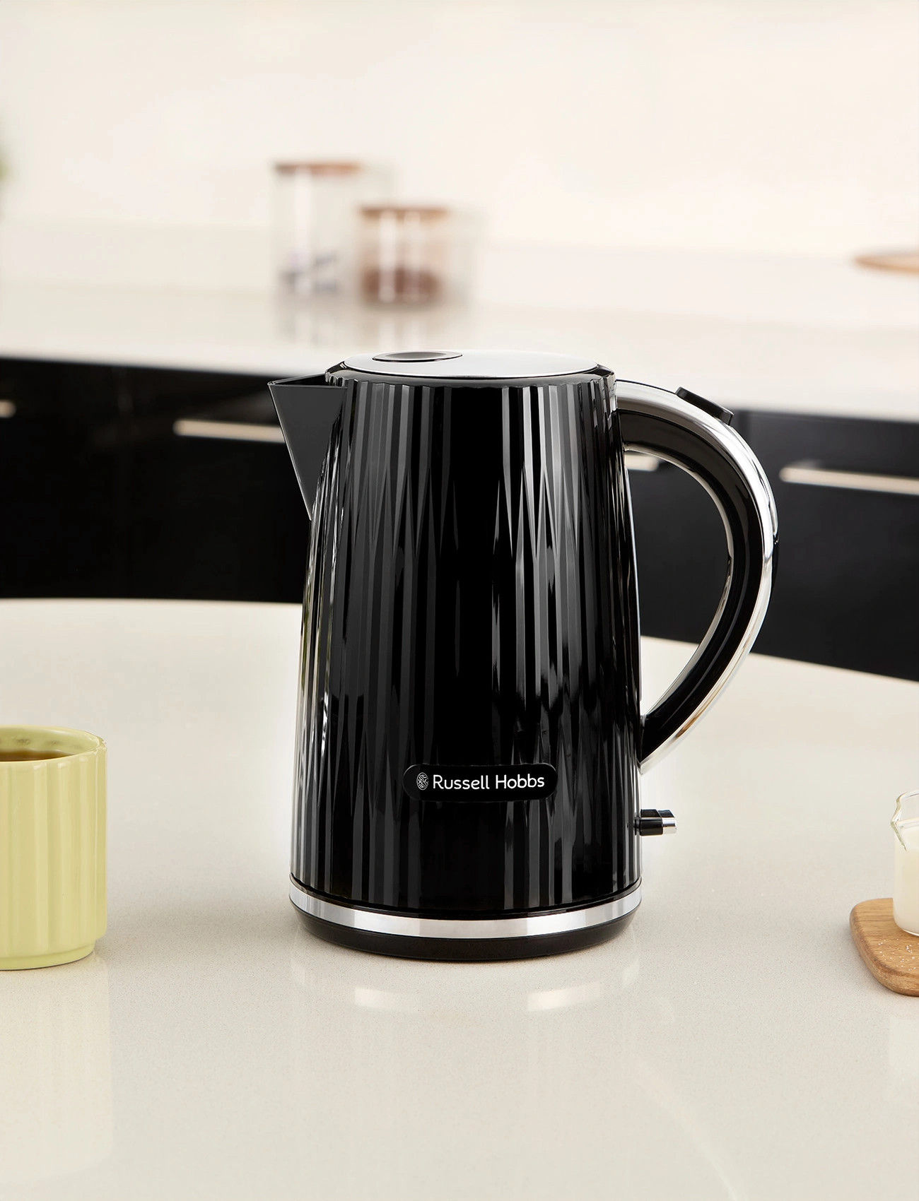 Russell Hobbs Eden Kettle, 1.7 L, Black, Køkkenmaskiner > Kedler Og Vandkogere, Unisex