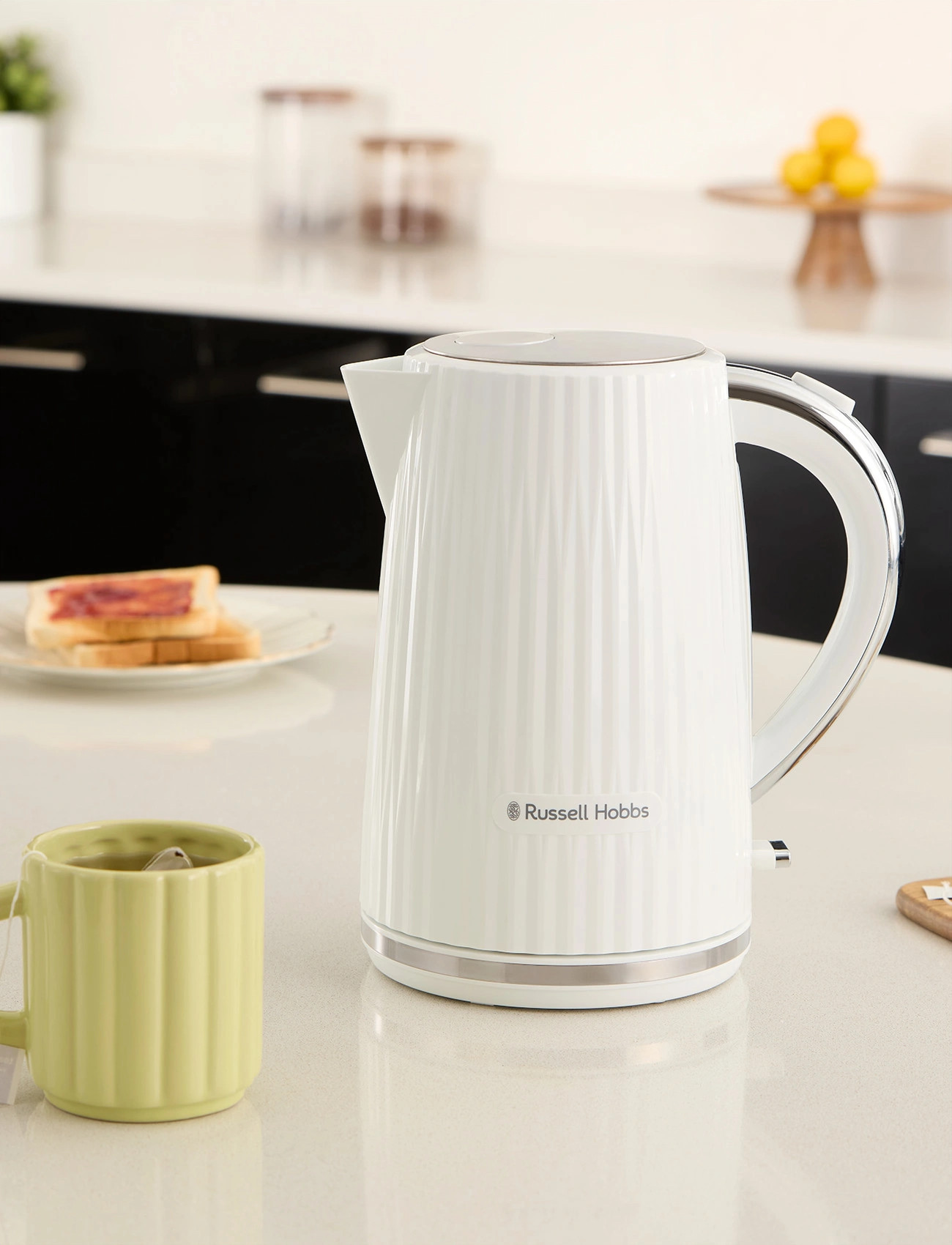 Russell Hobbs Eden Kettle, 1.7 L, White, Køkkenmaskiner > Kedler Og Vandkogere, Unisex