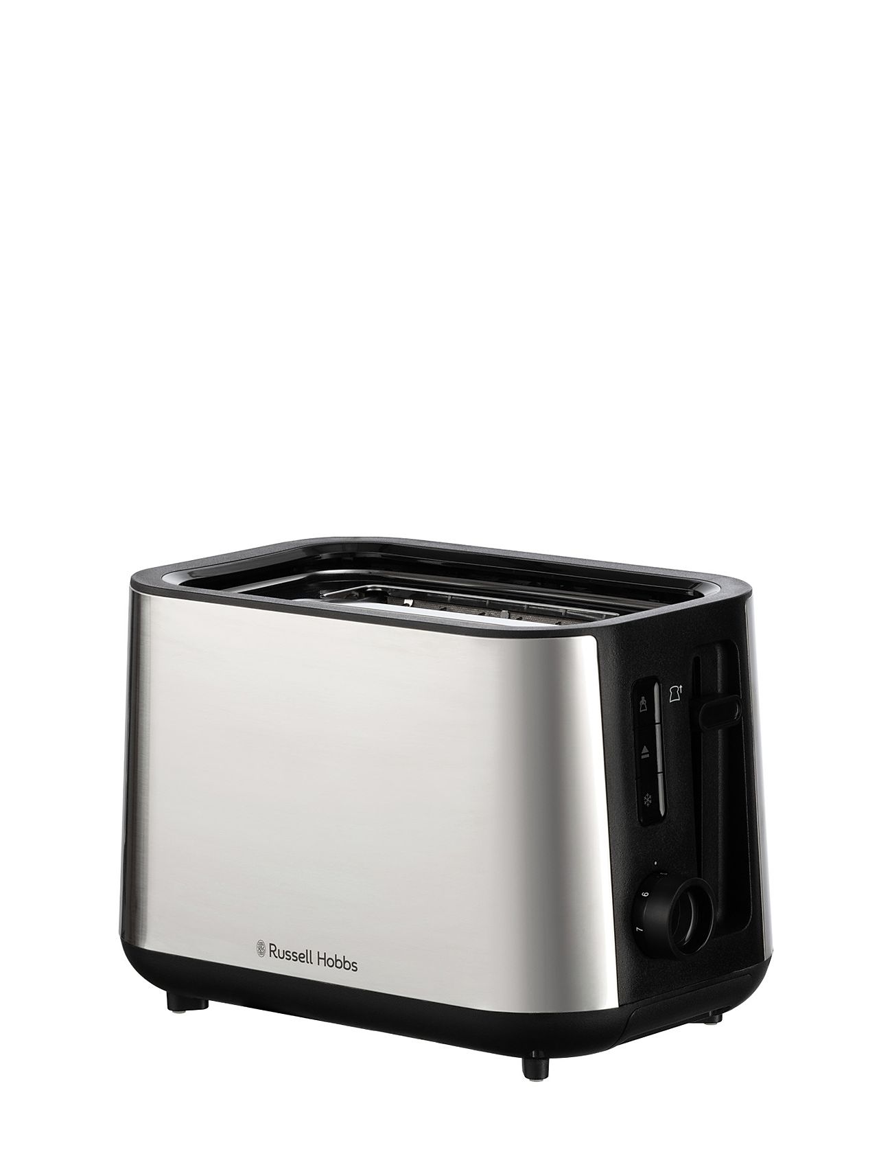 Heaton Brushed Toaster Home Kitchen Kitchen Appliances Toasters Silver Russell Hobbs