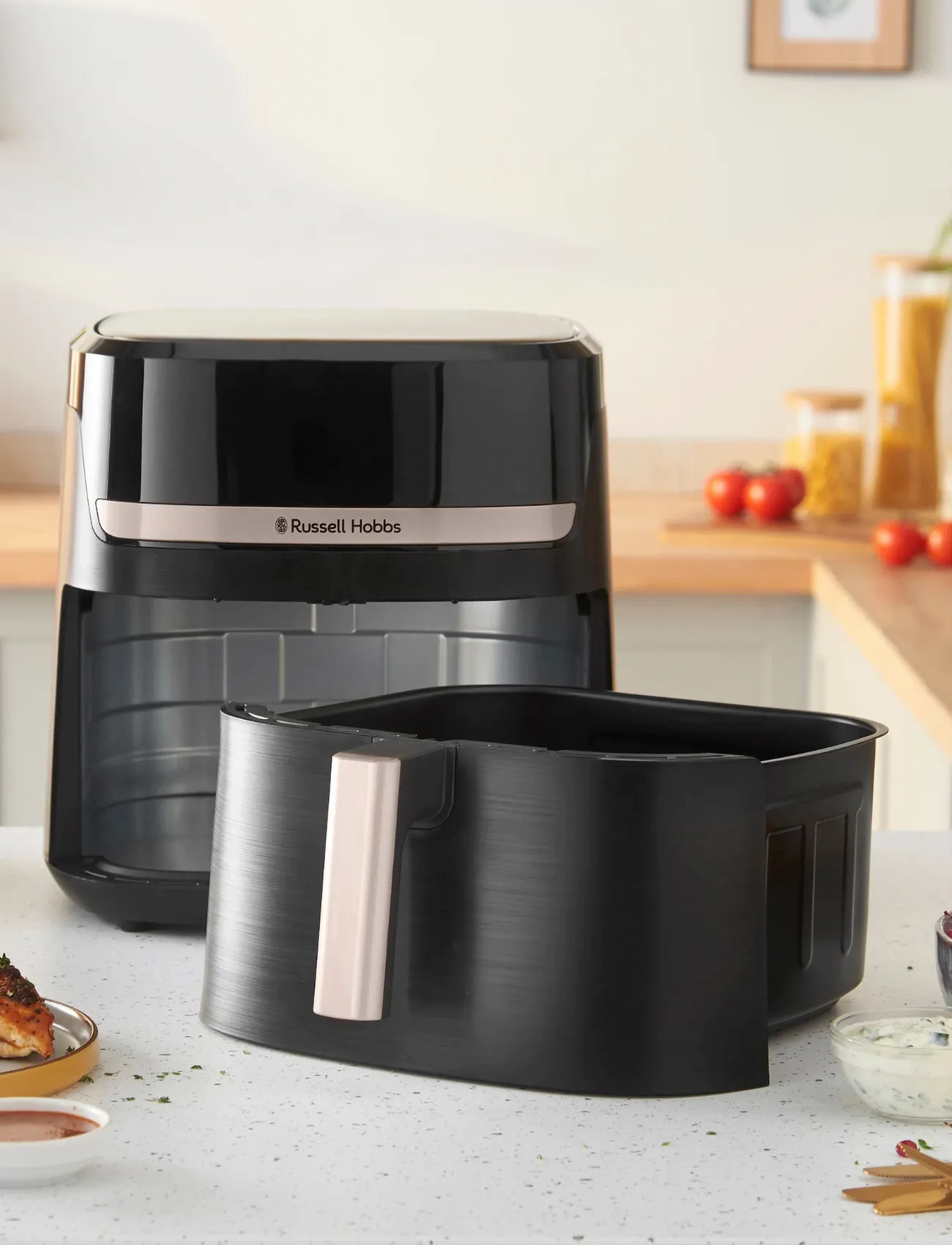 Russell Hobbs Rh Satisfry Air Fryer, 8.3 L, Black, Køkkenmaskiner > Stegepander, Unisex