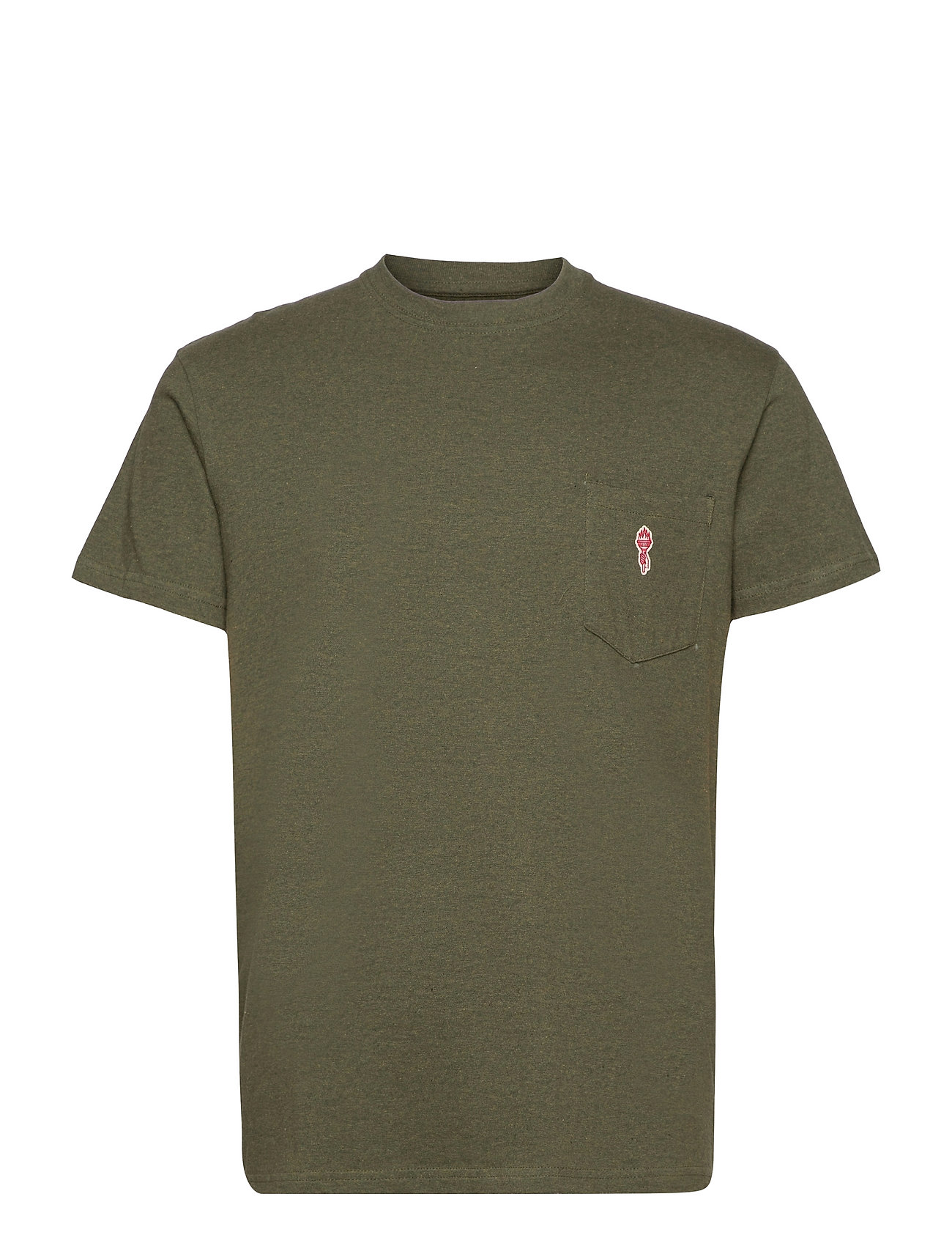 Loose Fit T-Shirt With Pocket T-shirts Short-sleeved Vihreä Revolution