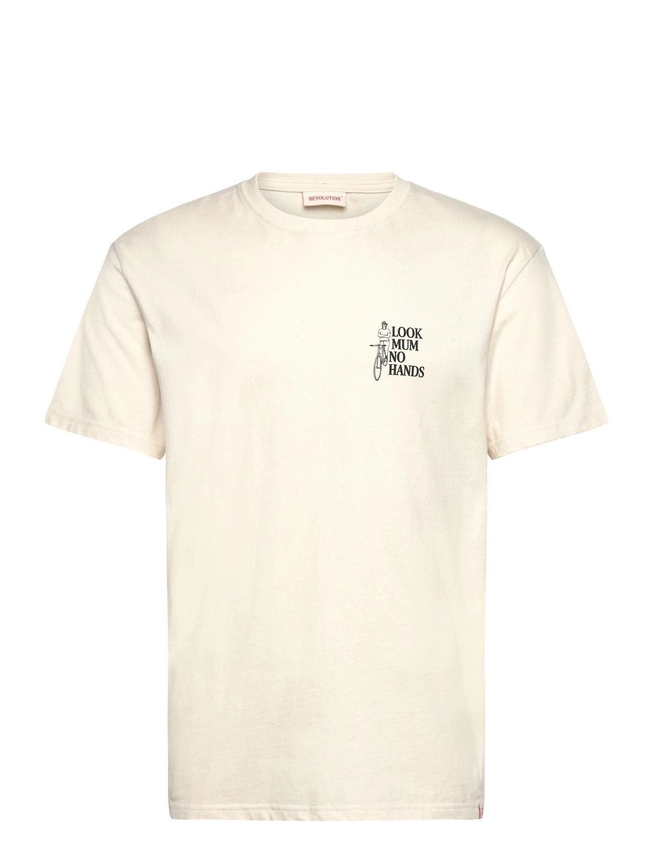 REVOLUTION Application T-Shirt Cream - XL - Herren