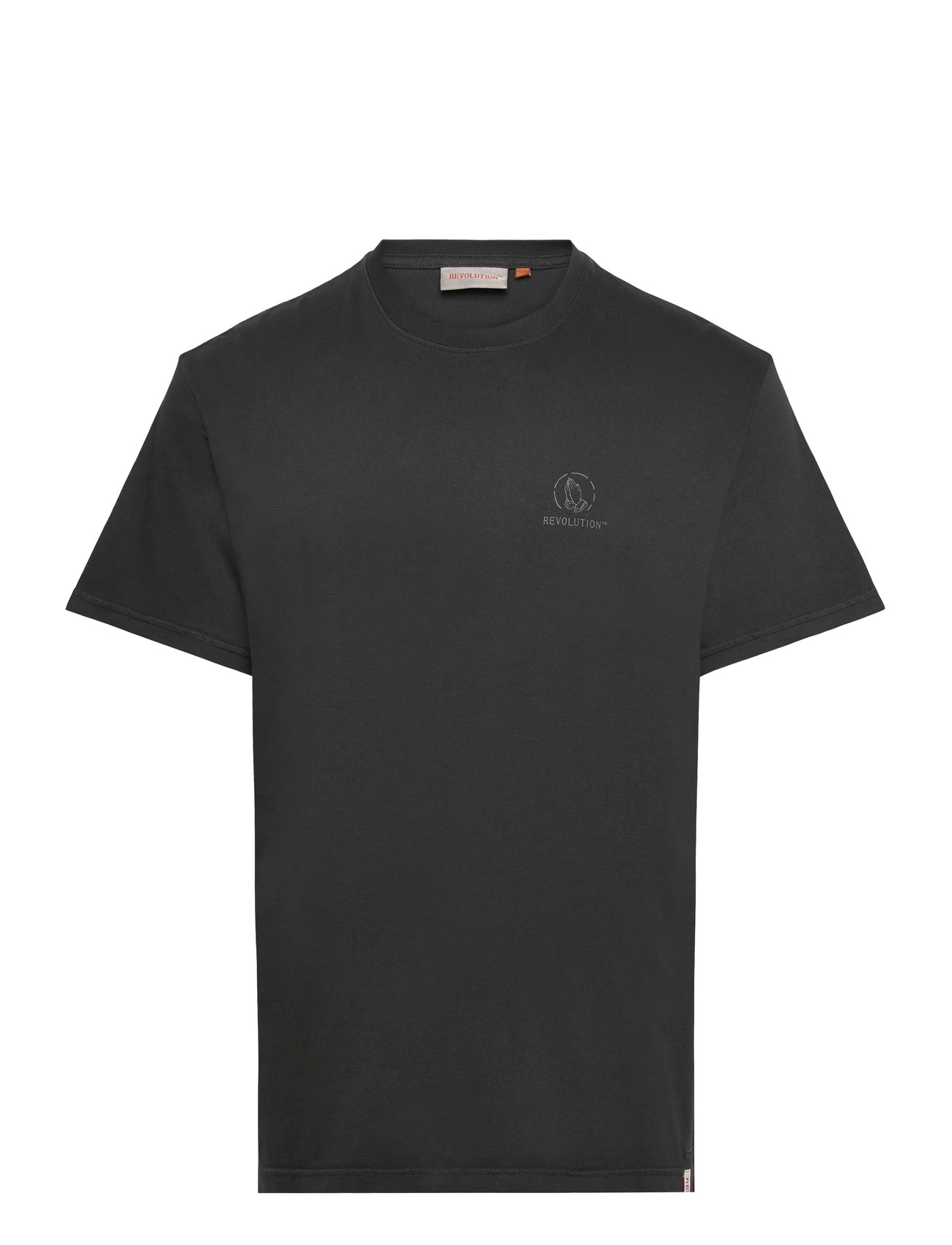 REVOLUTION Printed T-Shirt Schwarz - M - Herren
