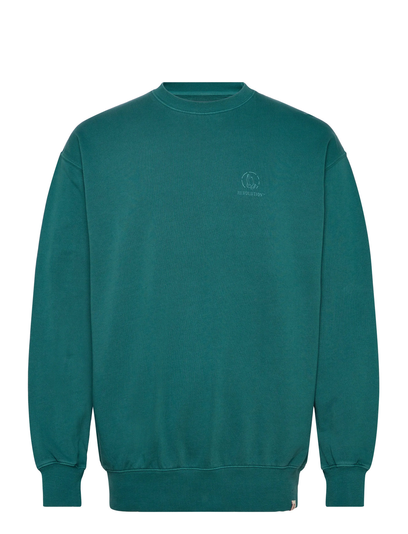 REVOLUTION Printed Crewneck Blau - S - Herren