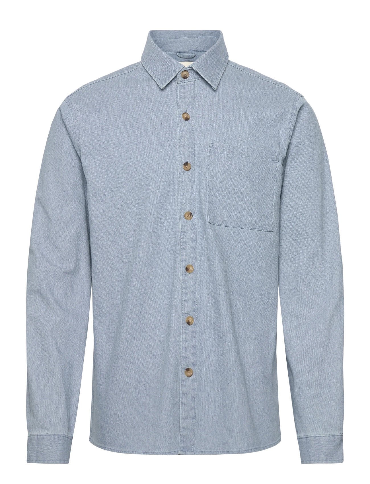 REVOLUTION Loose Shirt Blau - M - Herren