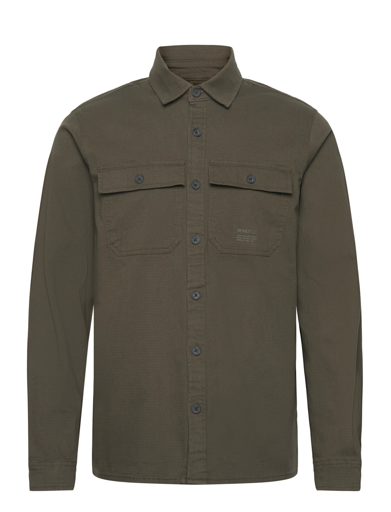 REVOLUTION Worker Overshirt Khaki - S - Herren