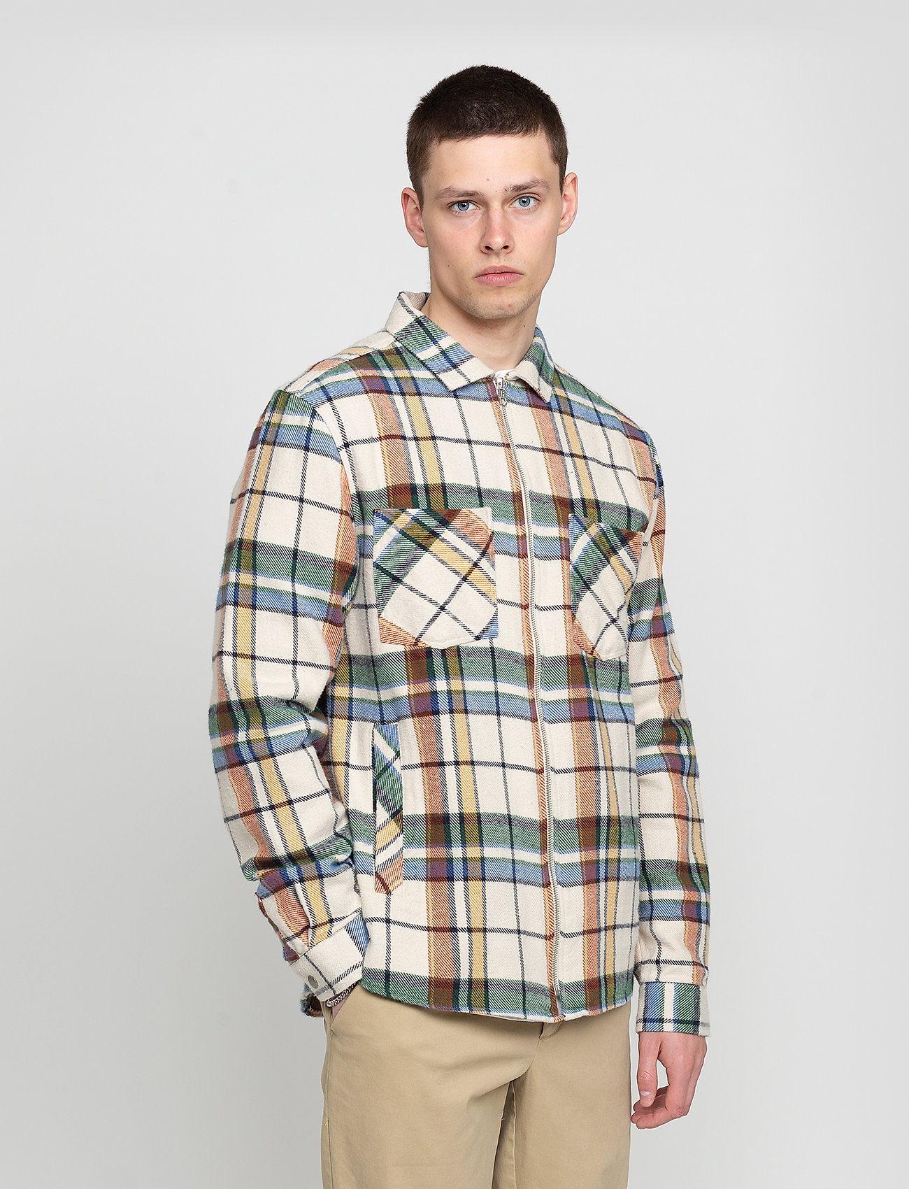 overshirt zip jacket