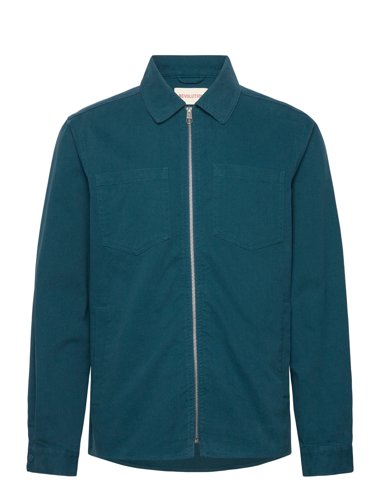 REVOLUTION Overshirt W. Zipper Grün - XXL - Herren