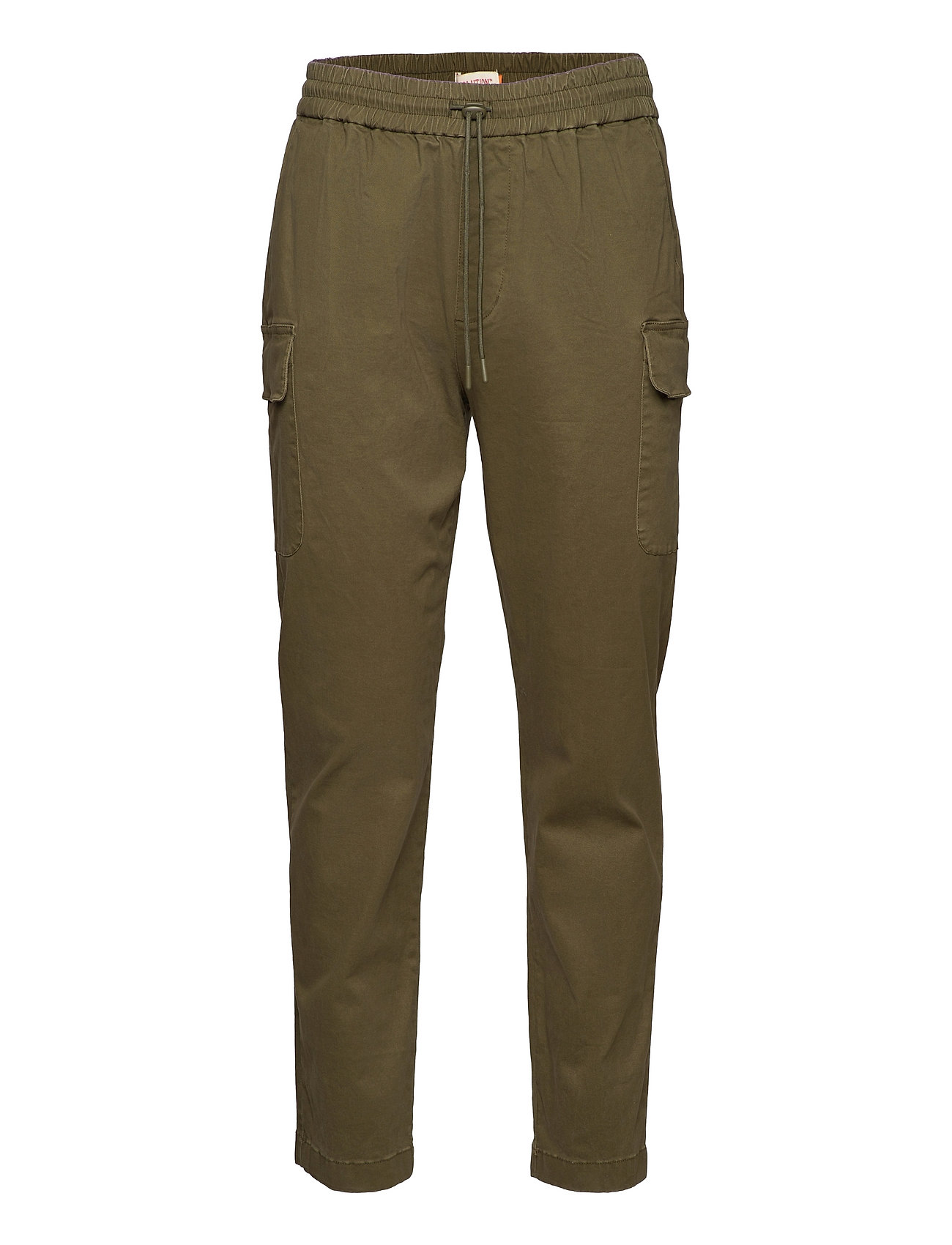Cargo Trousers With Vintage Wash Chinot Housut Vihreä Revolution