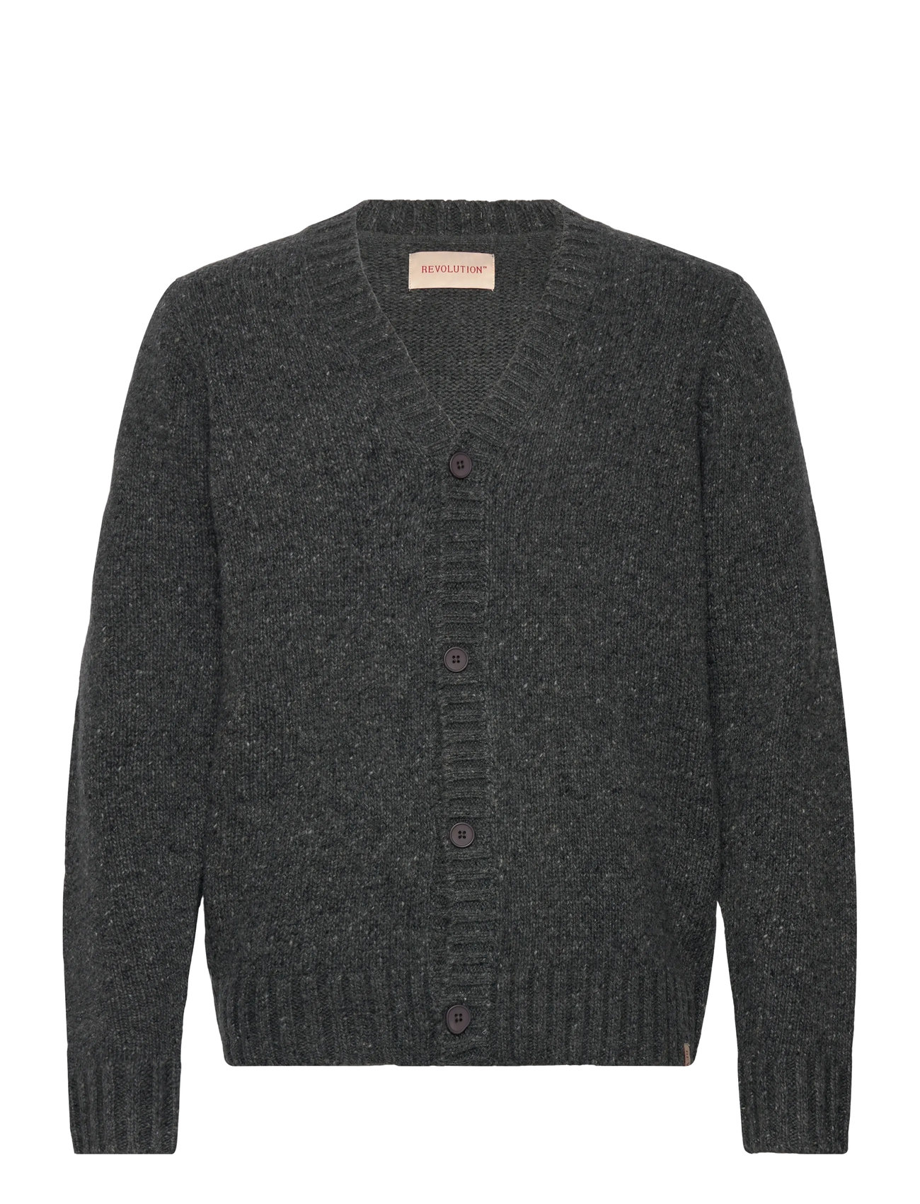 REVOLUTION Knit Cardigan Grau - XL - Herren