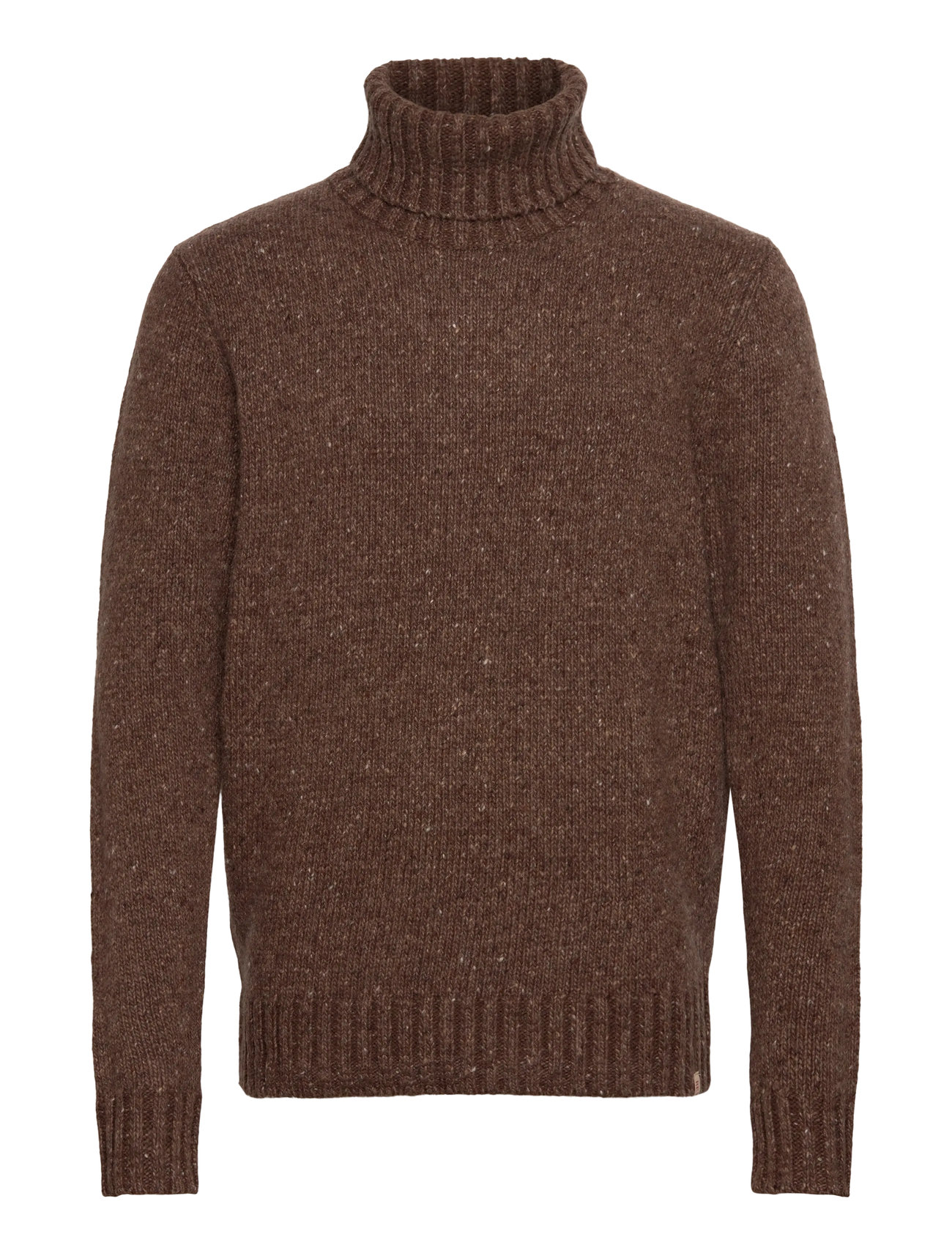 REVOLUTION High-Neck Sweather Braun - XL - Herren