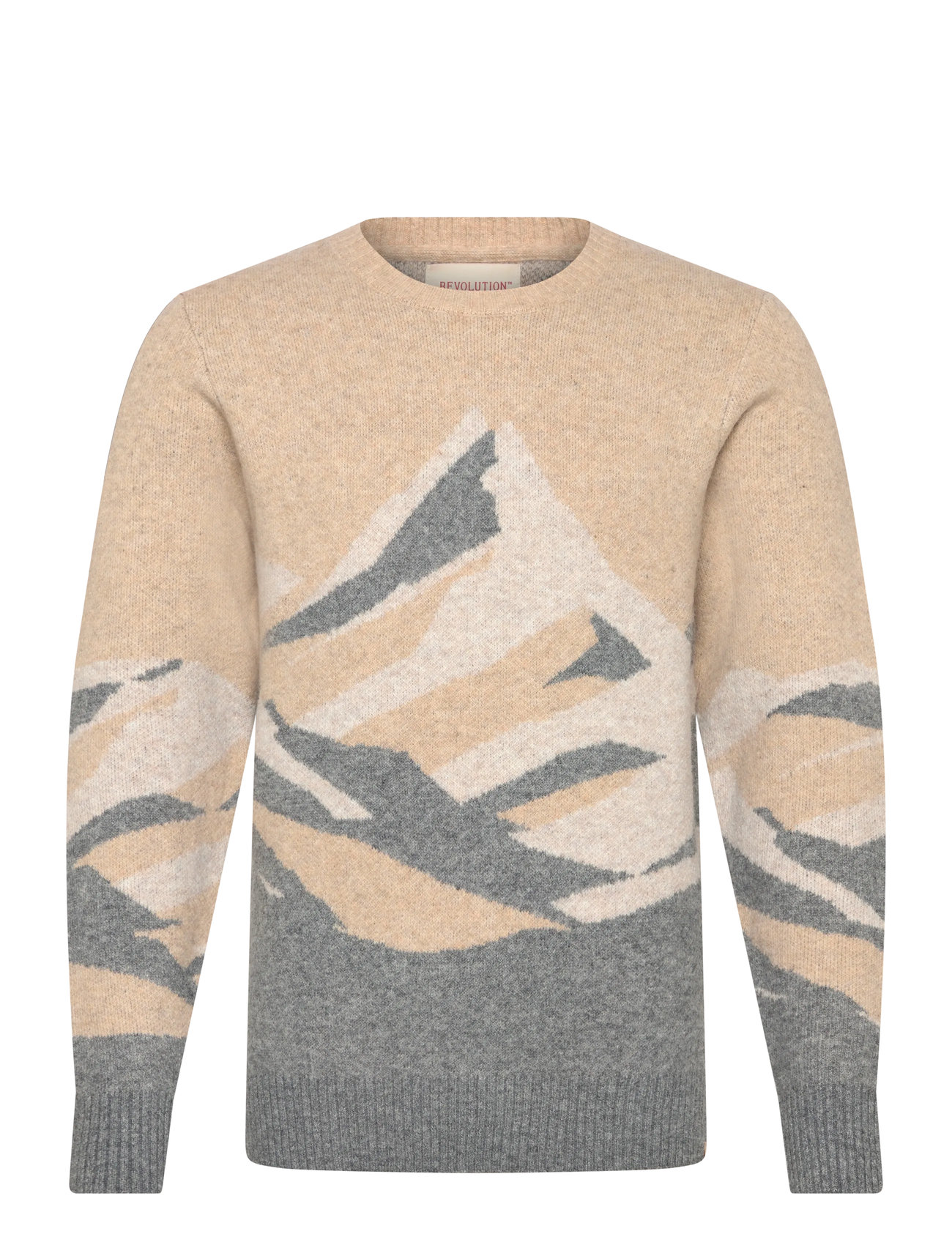 REVOLUTION Knit Pullover Patterned - XL - Herren