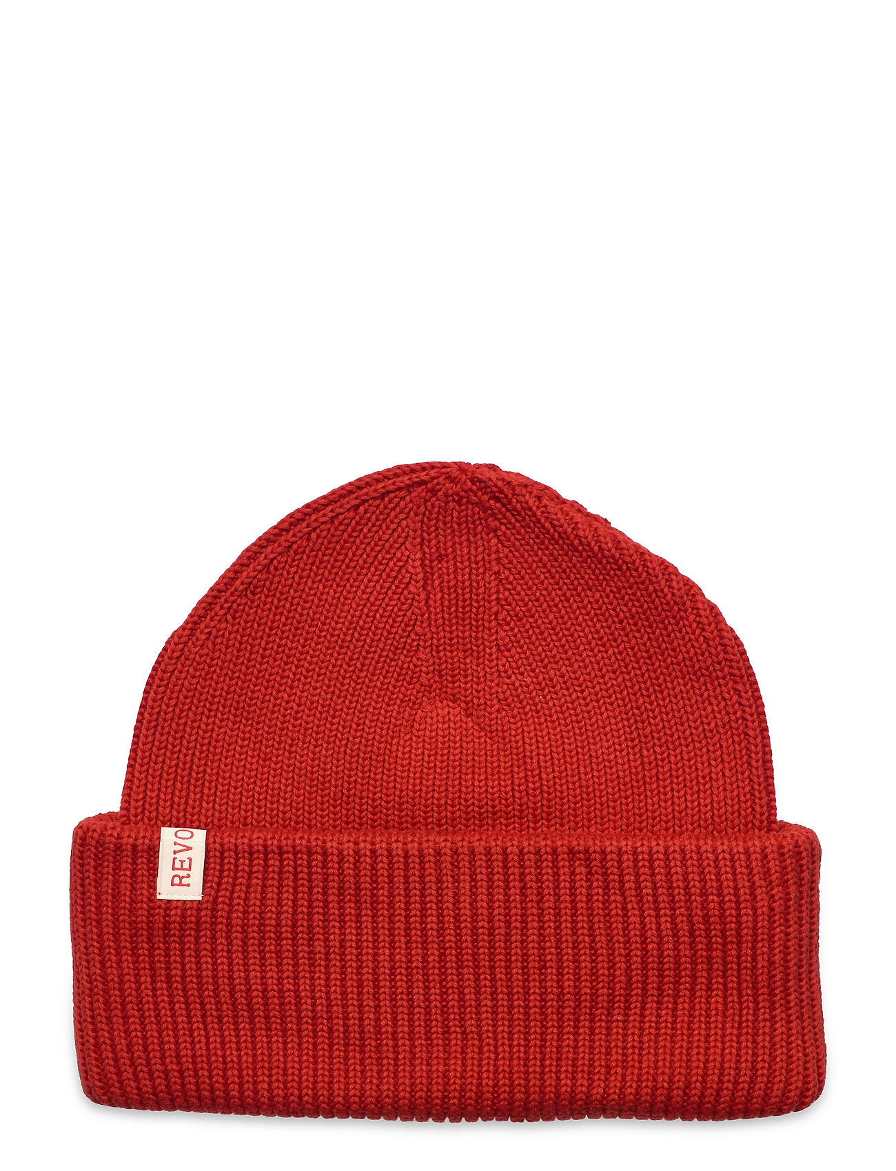 Beanie With A Big Fold Up Accessories Headwear Beanies Punainen Revolution