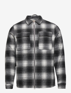 Lined Overshirt - overskjorter - grey