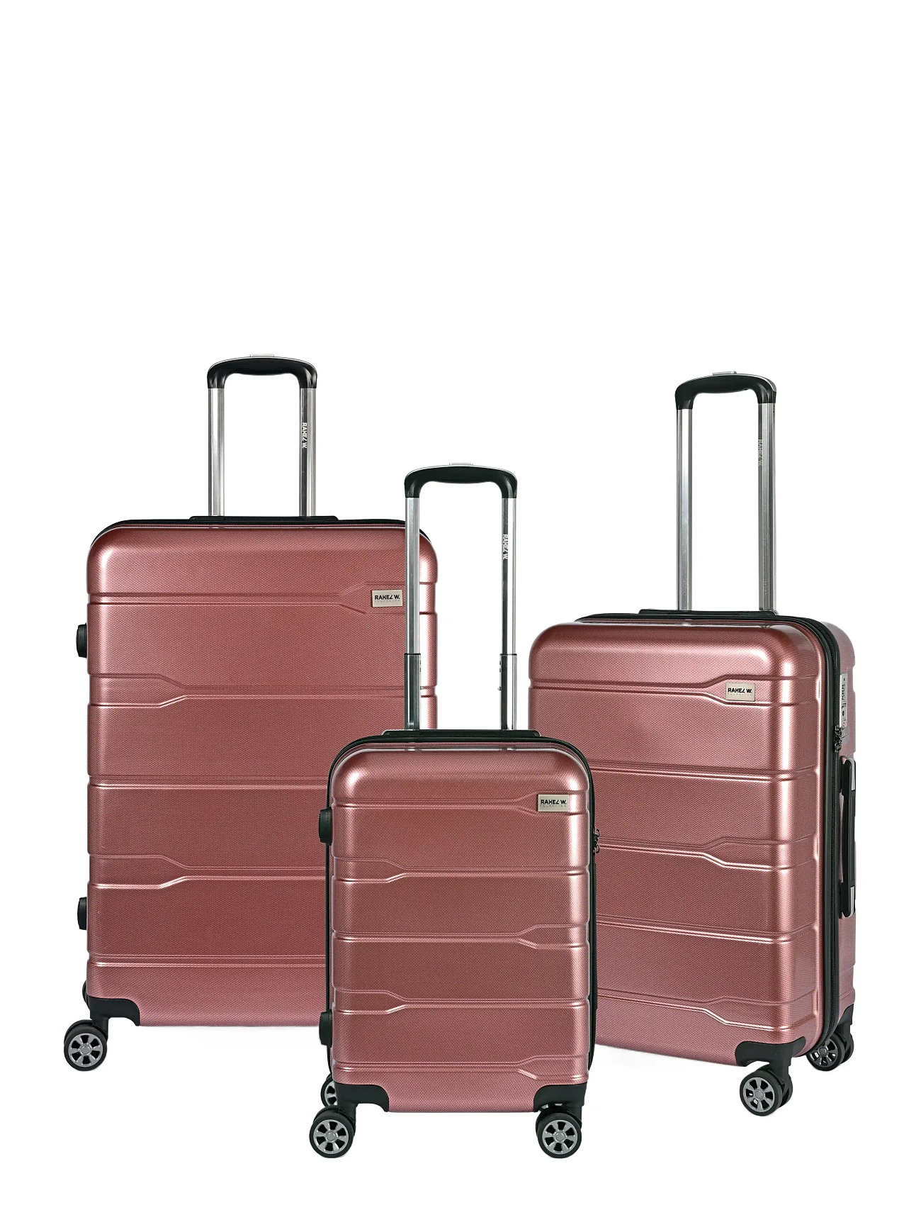 RAKELW TRAVEL Rw Travel Ocean Vibes 3 Set Väskor Soft Coral Pink - One Size - Herren