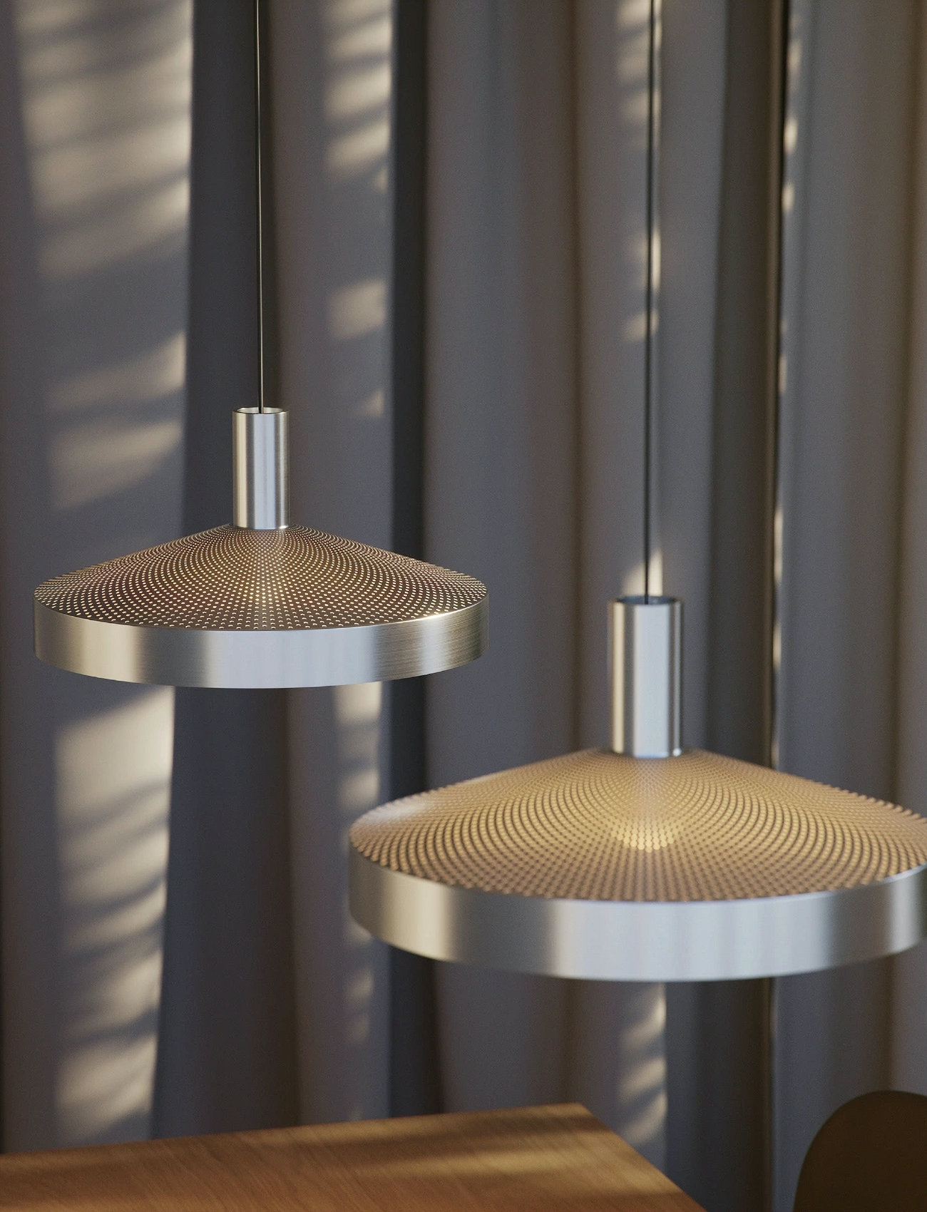 SACKit Dawn Pendant Ø250, Ø 40 cm, Silver, Loftslamper > Pendellamper, Unisex