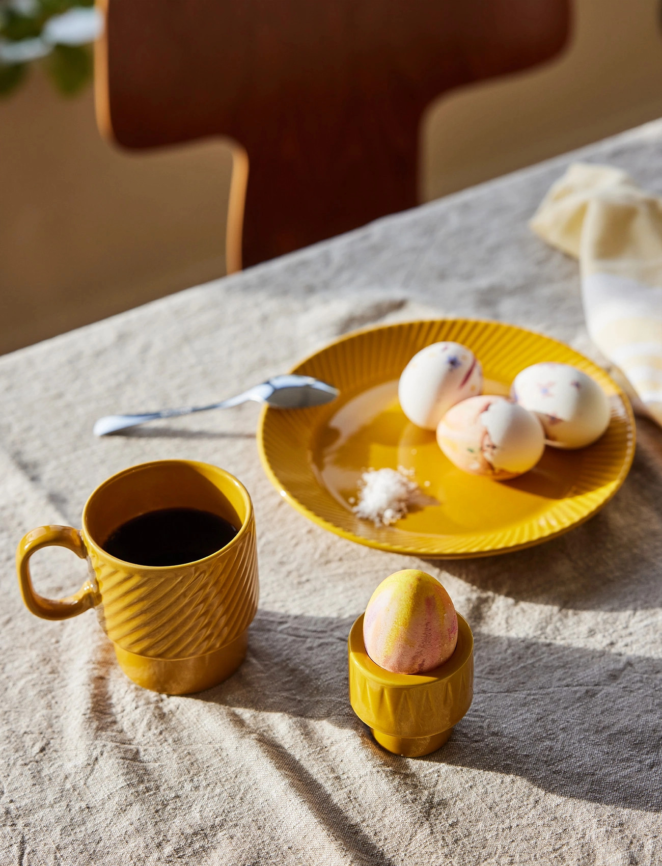 Sagaform Coffee & More Coffee Mug, 2-Pcs, One Size, Yellow, Kopper & Krus > Kaffekopper, Unisex
