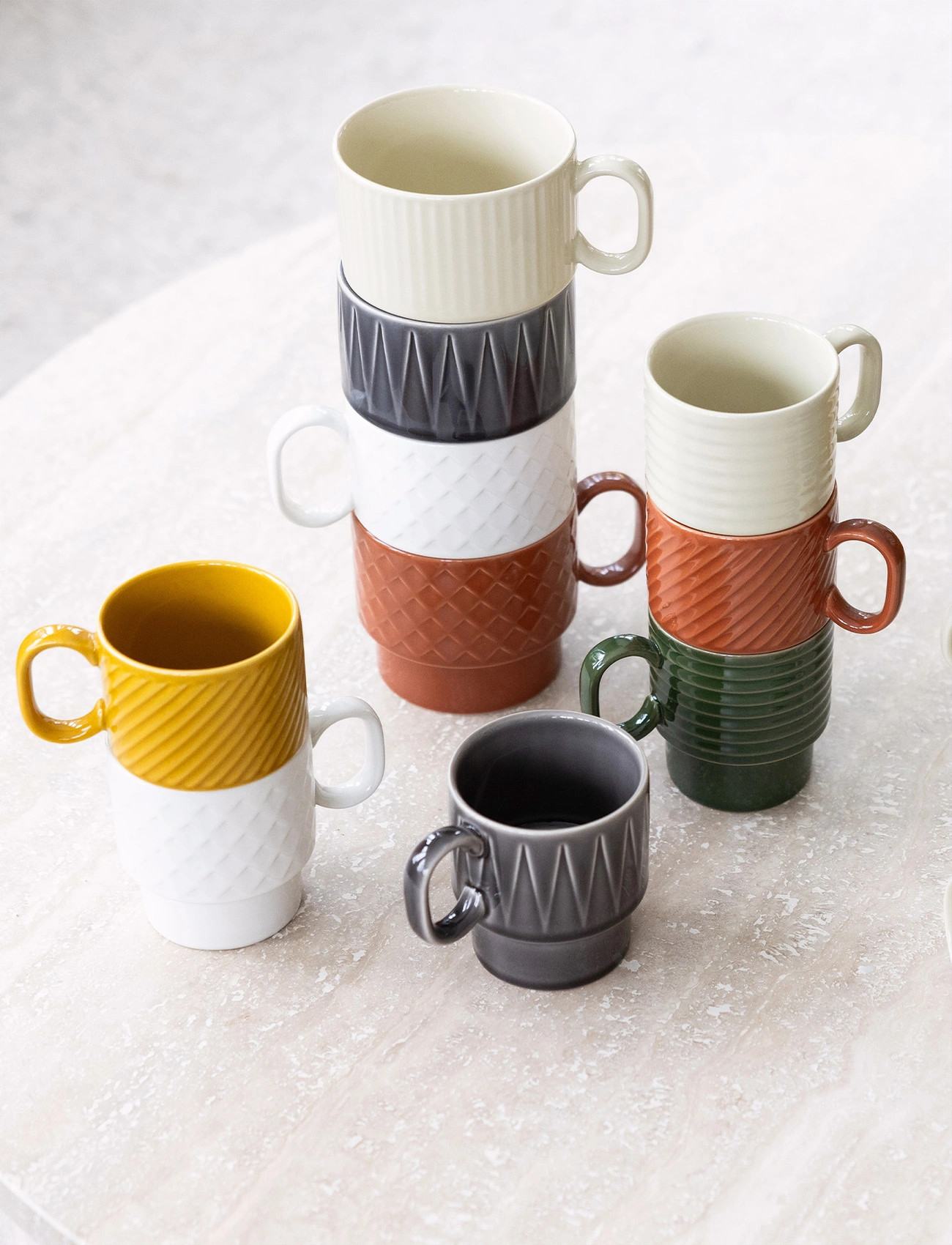 Sagaform Coffee & More Tea Mug, 2-Pcs, One Size, Brown, Kopper & Krus > Kaffekopper, Unisex