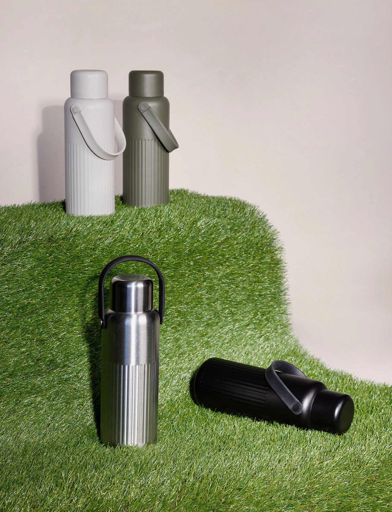 Sagaform Theo Thermal Flask, One Size, Grey, Køkken > Termoflasker, Unisex