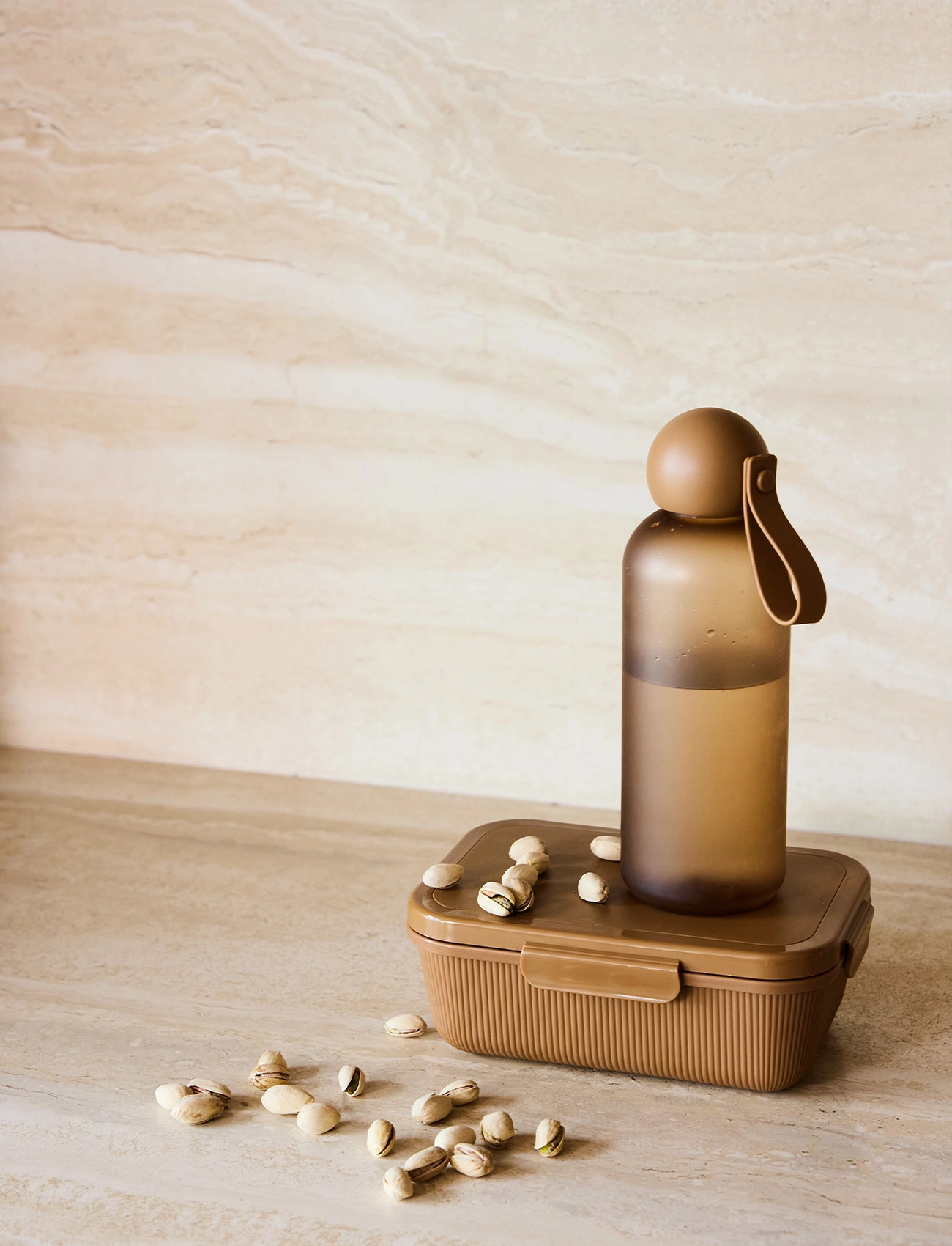 Sagaform Tina Food Jar, 1.1 L, Brown, Opbevaring I Køkkenet > Madkasser, Unisex