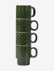 Coffee & More espresso cup 4-pack - espresso cups - green