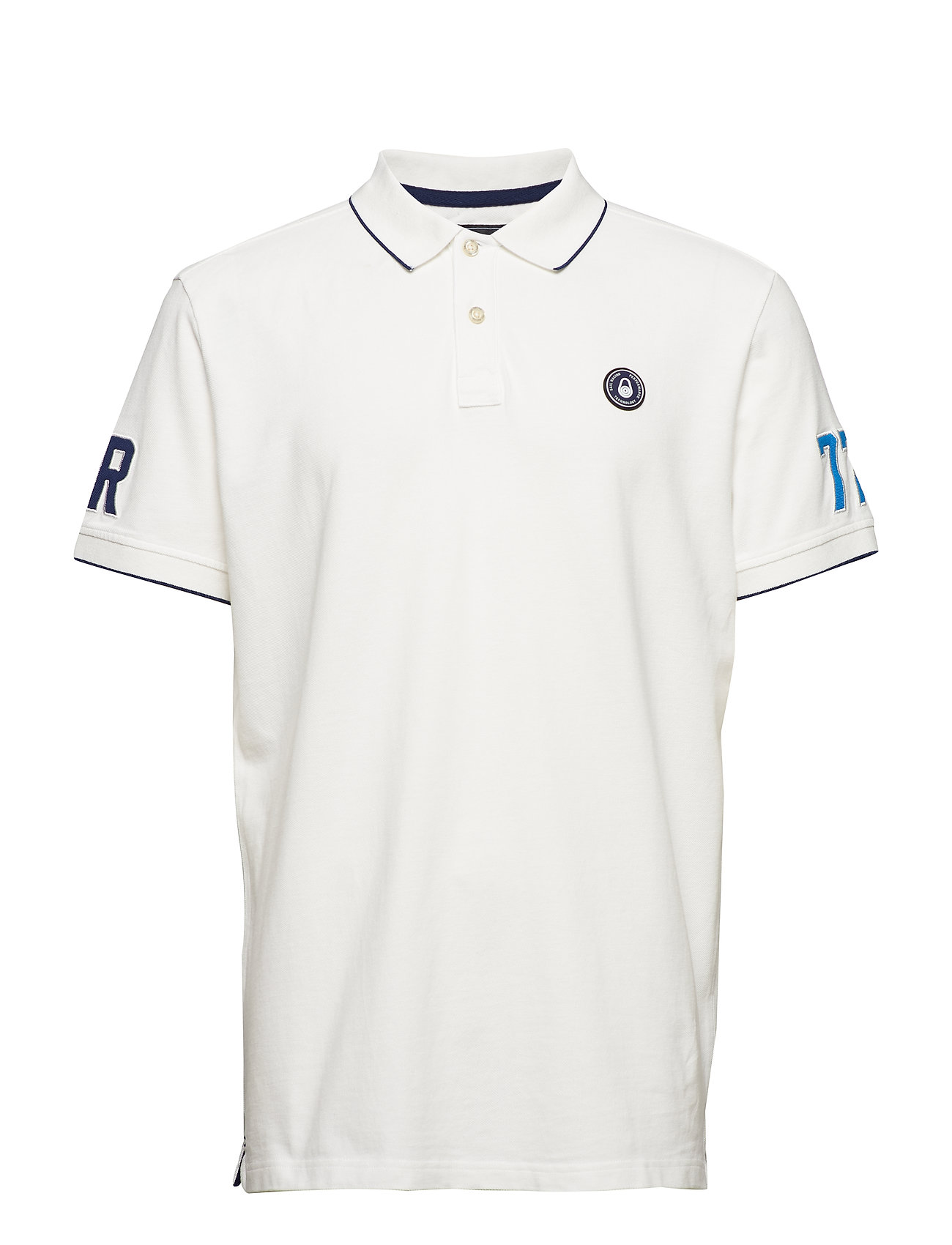 Grinder Polo Coltrui Met Korte Mouwen Wit Sail Racing sail racing kopen in de aanbieding