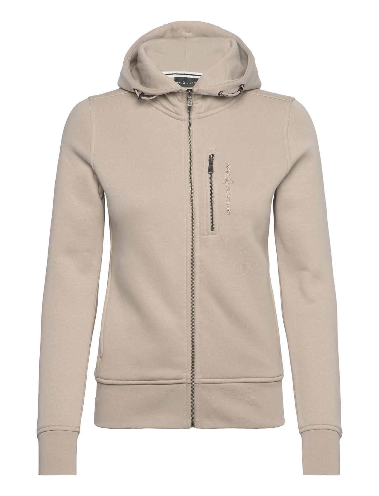 Sail Racing W Gale Zip Hood Beige