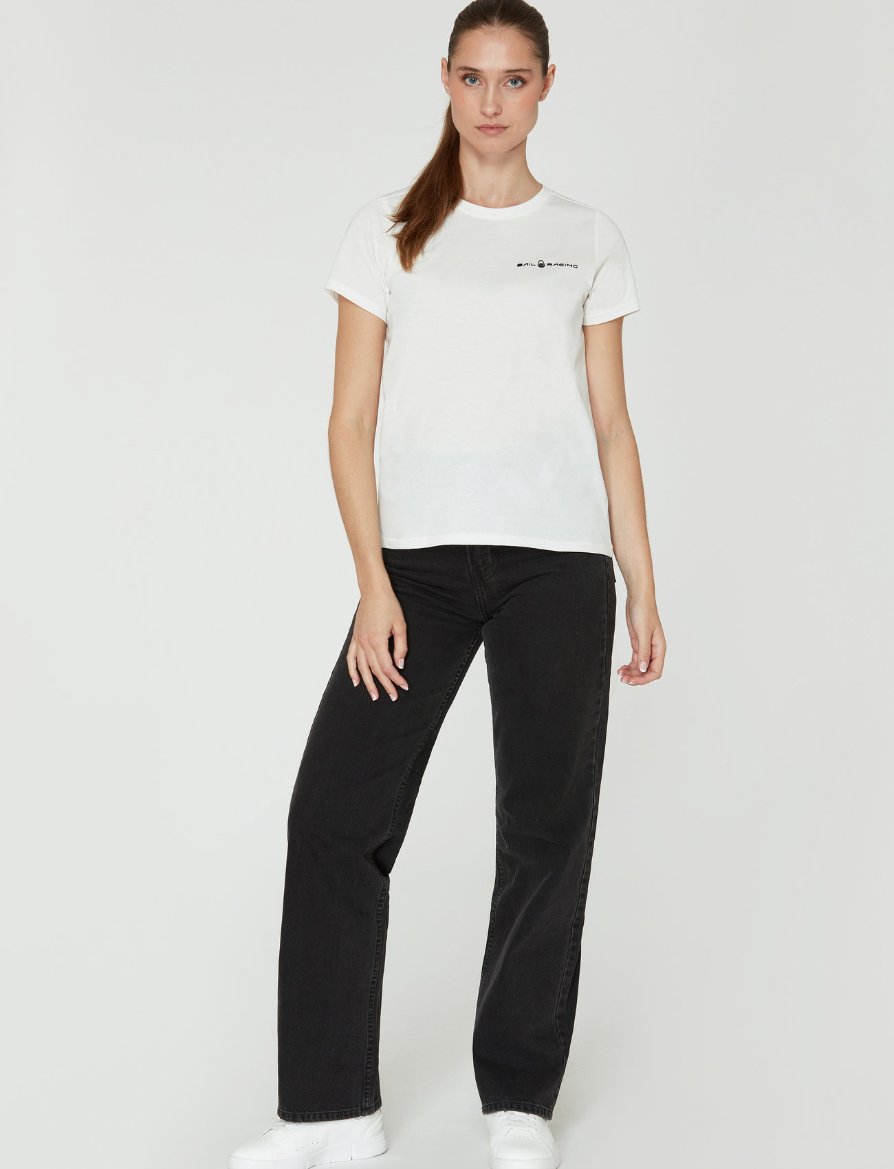 Sail Racing W Gale Logo Tee, M, White, T-Shirts & Toppe > Kortærmede, Dame