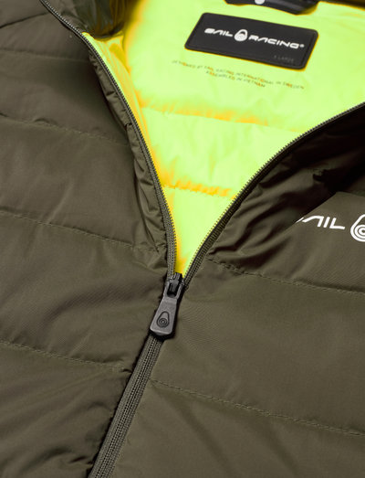 forest green down vest