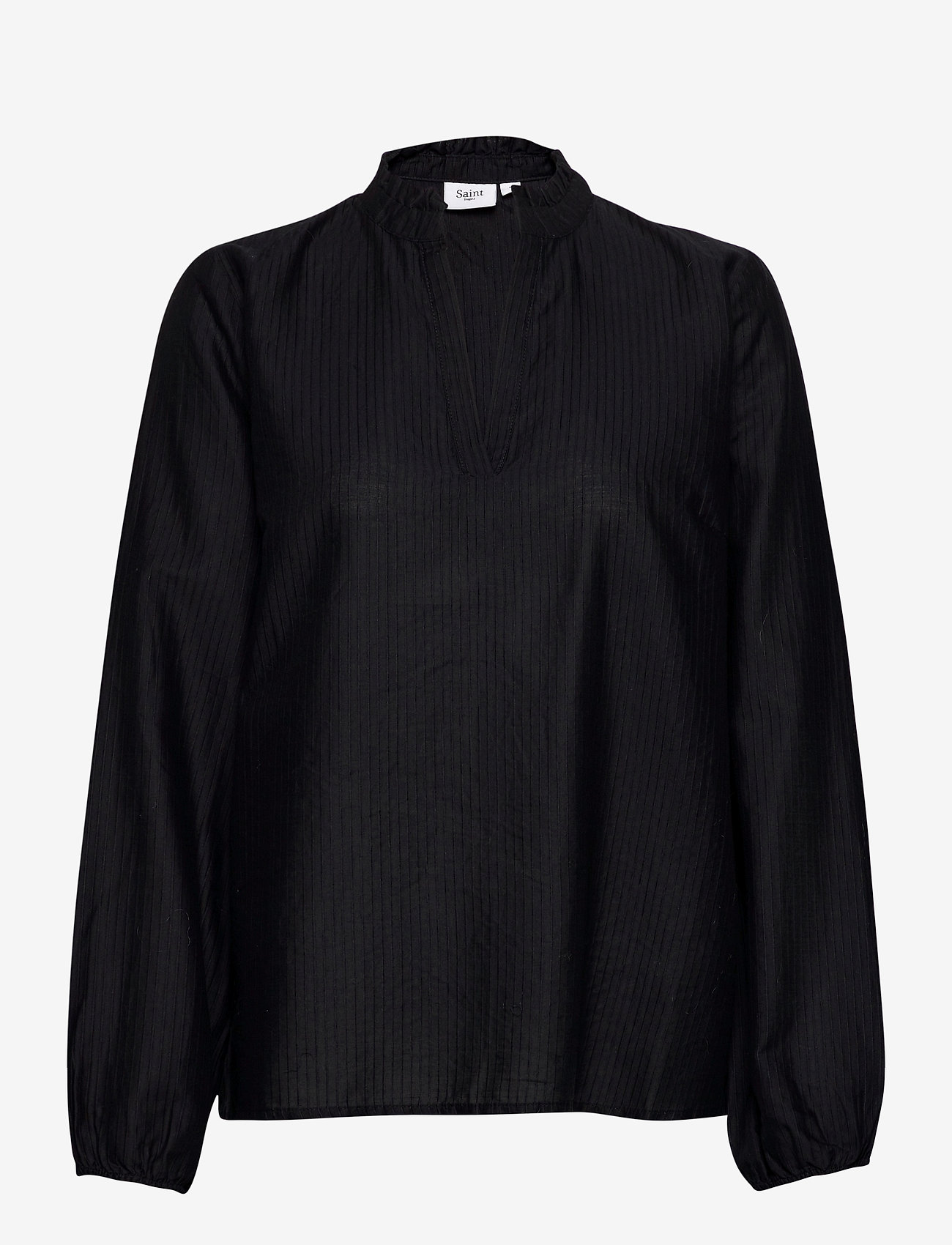 Cedasz Ls Blouse (Black) (449.25 kr) Saint Tropez Black Top Saint Tropez Bluser - Dameklær er billig