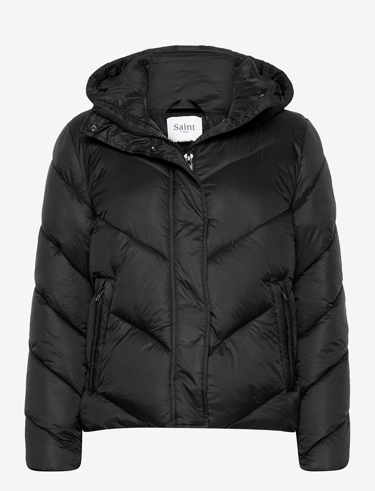 saint tropez long padded jacket