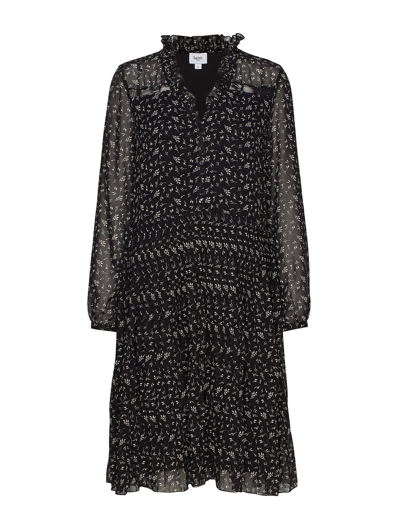 Tropez Dress KneeblackSaint U6036Woven Shirt On c5S3jq4ARL