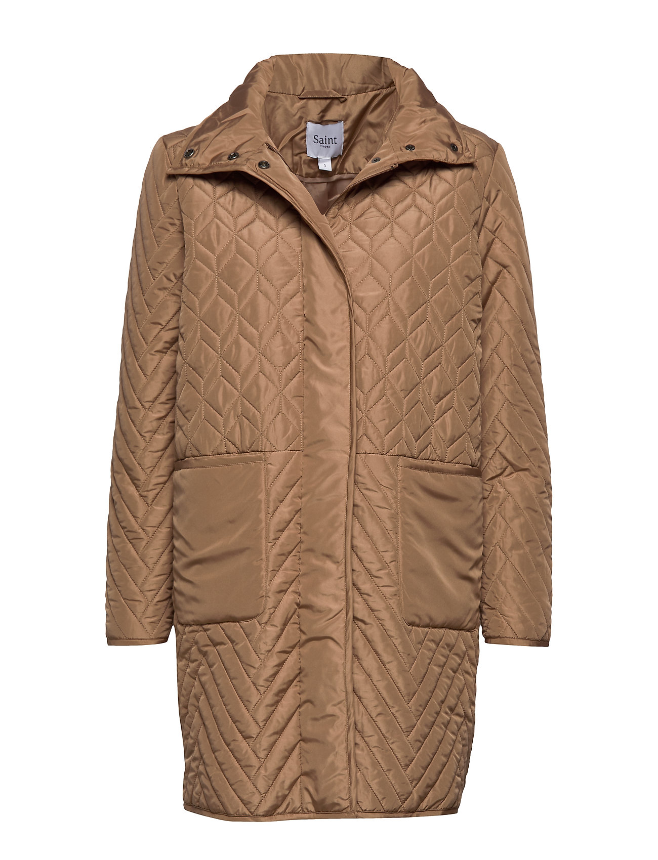 saint tropez long padded jacket