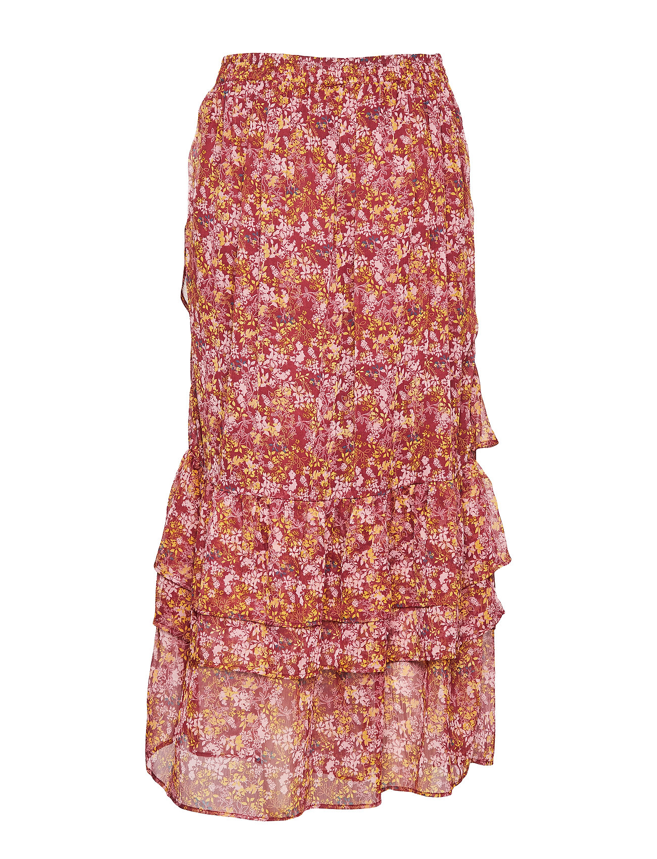 Saint Tropez U8036, Woven Maxi Skirt (Rubin), 239 kr | Stort udvalg af ...