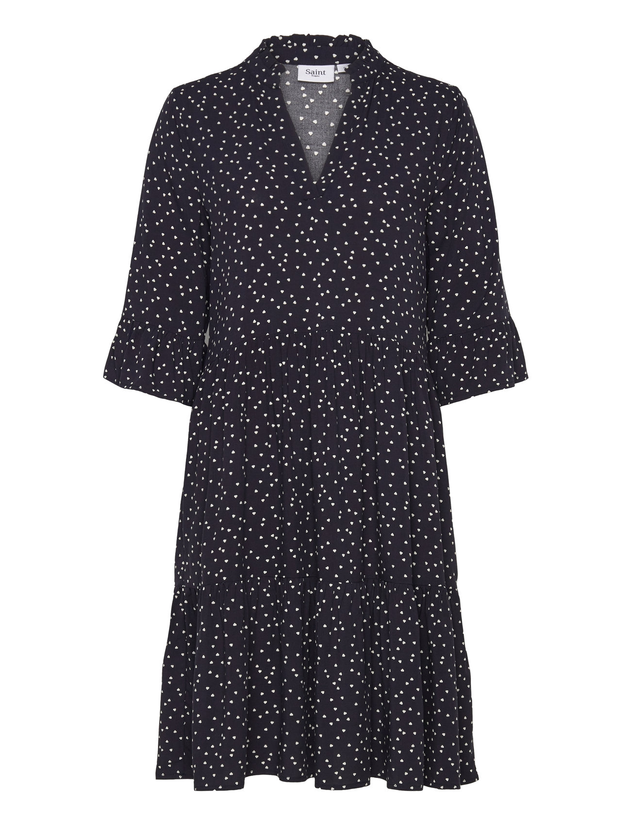 Edasz Dress Knelang Kjole Navy Saint Tropez
