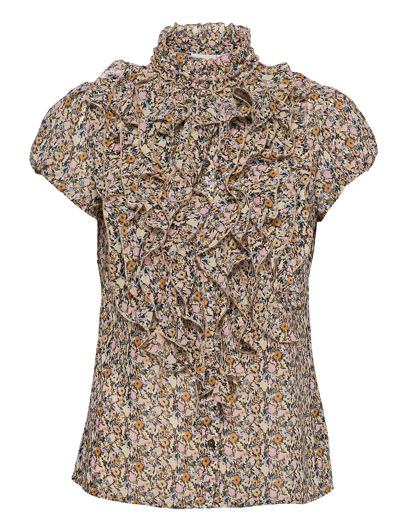 Lillysz Ss Shirt Blouses Short-sleeved Beige Saint Tropez
