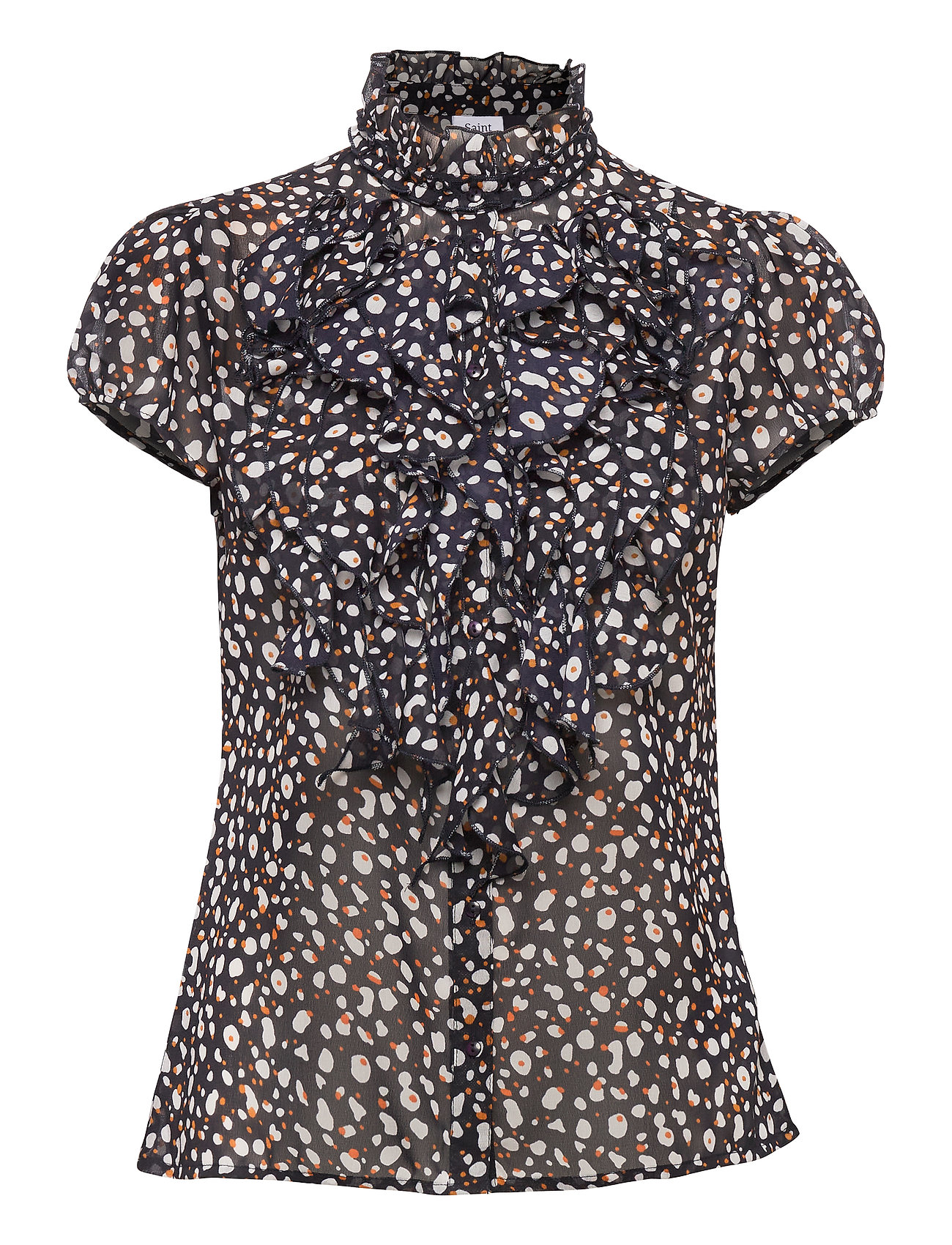 Lillysz Ss Shirt Blouses Short-sleeved Monivärinen/Kuvioitu Saint Tropez