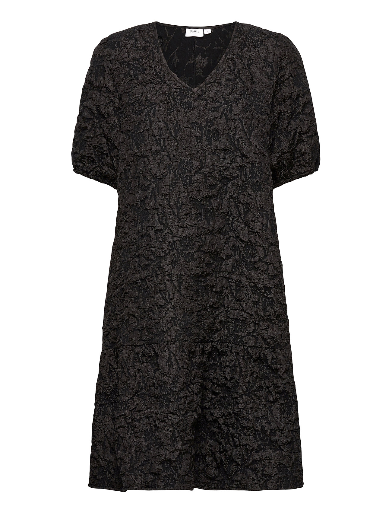 Chrishellsz Dress Polvipituinen Mekko Musta Saint Tropez