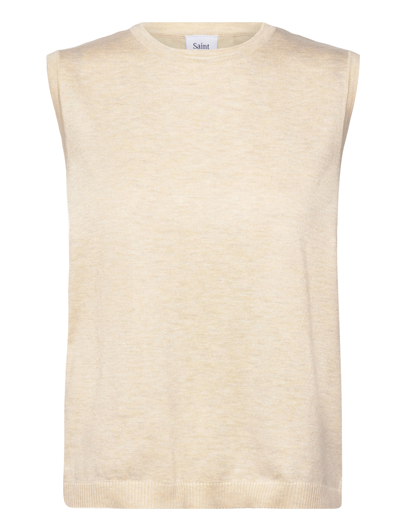 SAINT TROPEZ Milasz Vest Cream - L - Damen