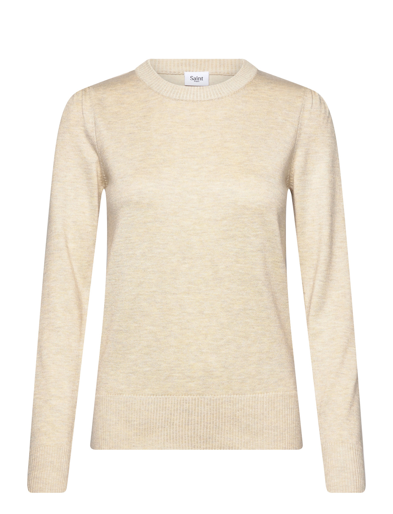 Saint Tropez Milasz Pullover, XS, Cream, Strik > Trøjer, Dame