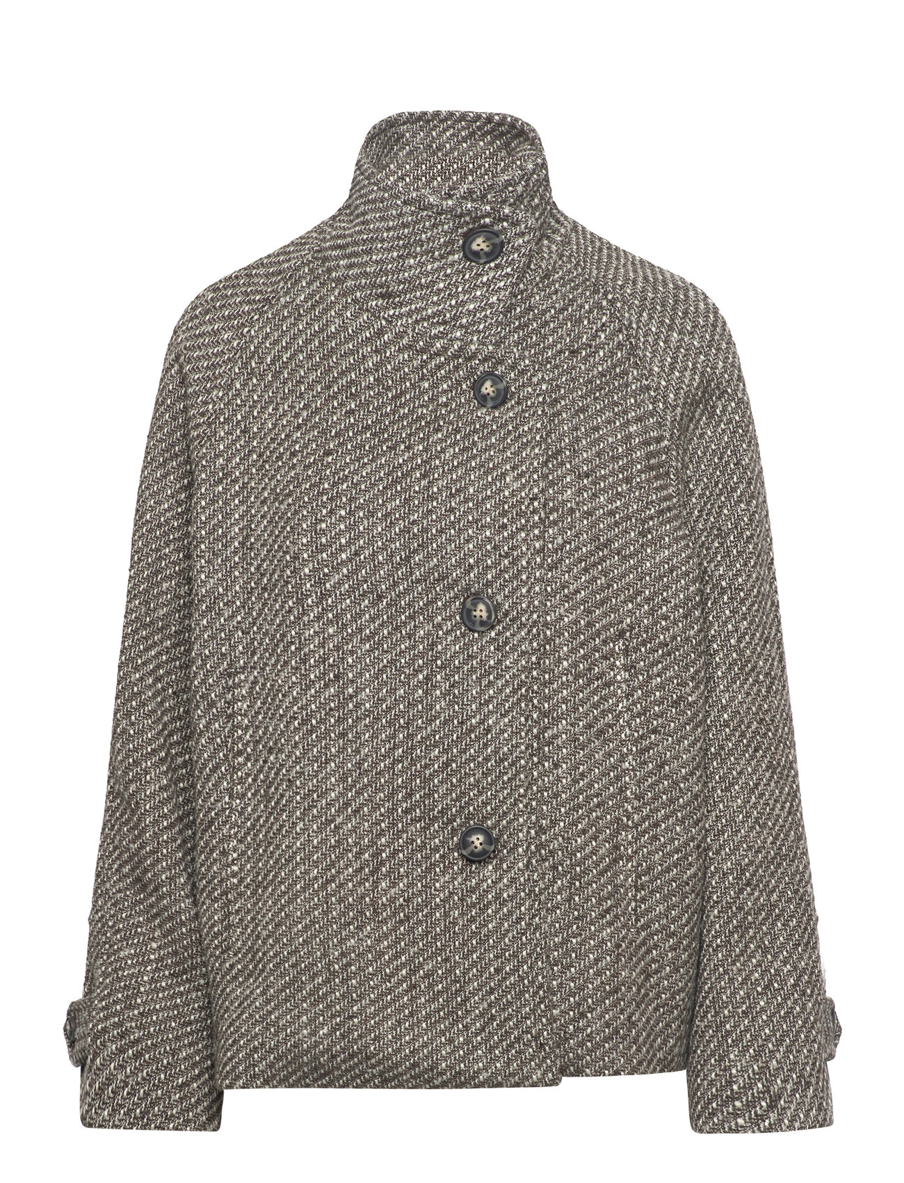 Fawnsz Short Coat Outerwear Outerwear Jackets Light-summer Jacket Grey Saint Tropez
