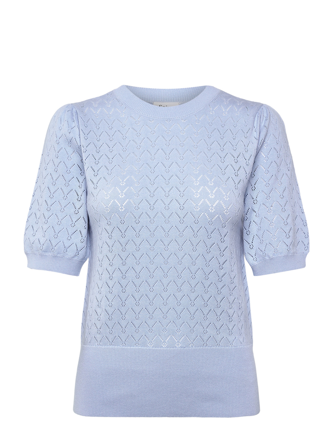 SAINT TROPEZ Karnasz Puff Pullover Blau - S - Damen
