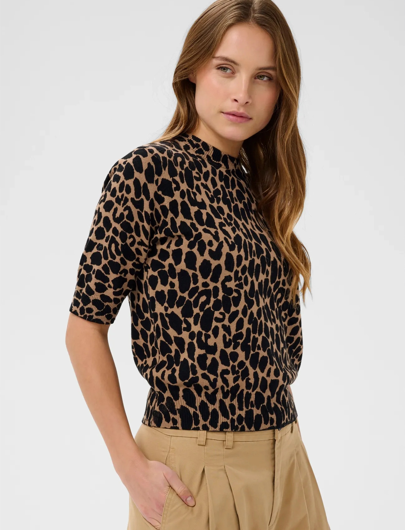 Saint Tropez Palomasz Pullover, L, Black, Strik > Trøjer, Dame