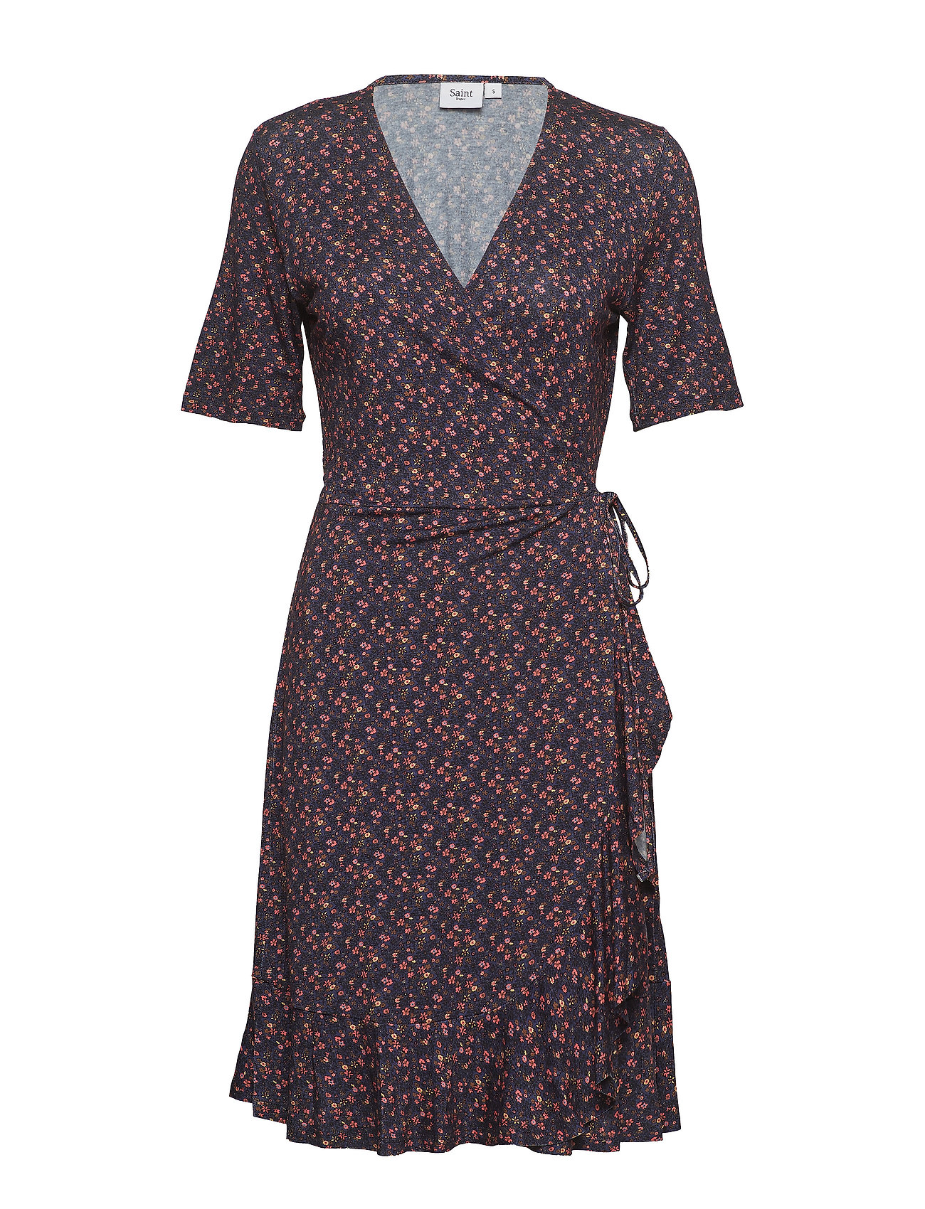 Jersey Dress Above Knee Jurk Knielengte Zwart Saint Tropez saint tropez kopen in de aanbieding